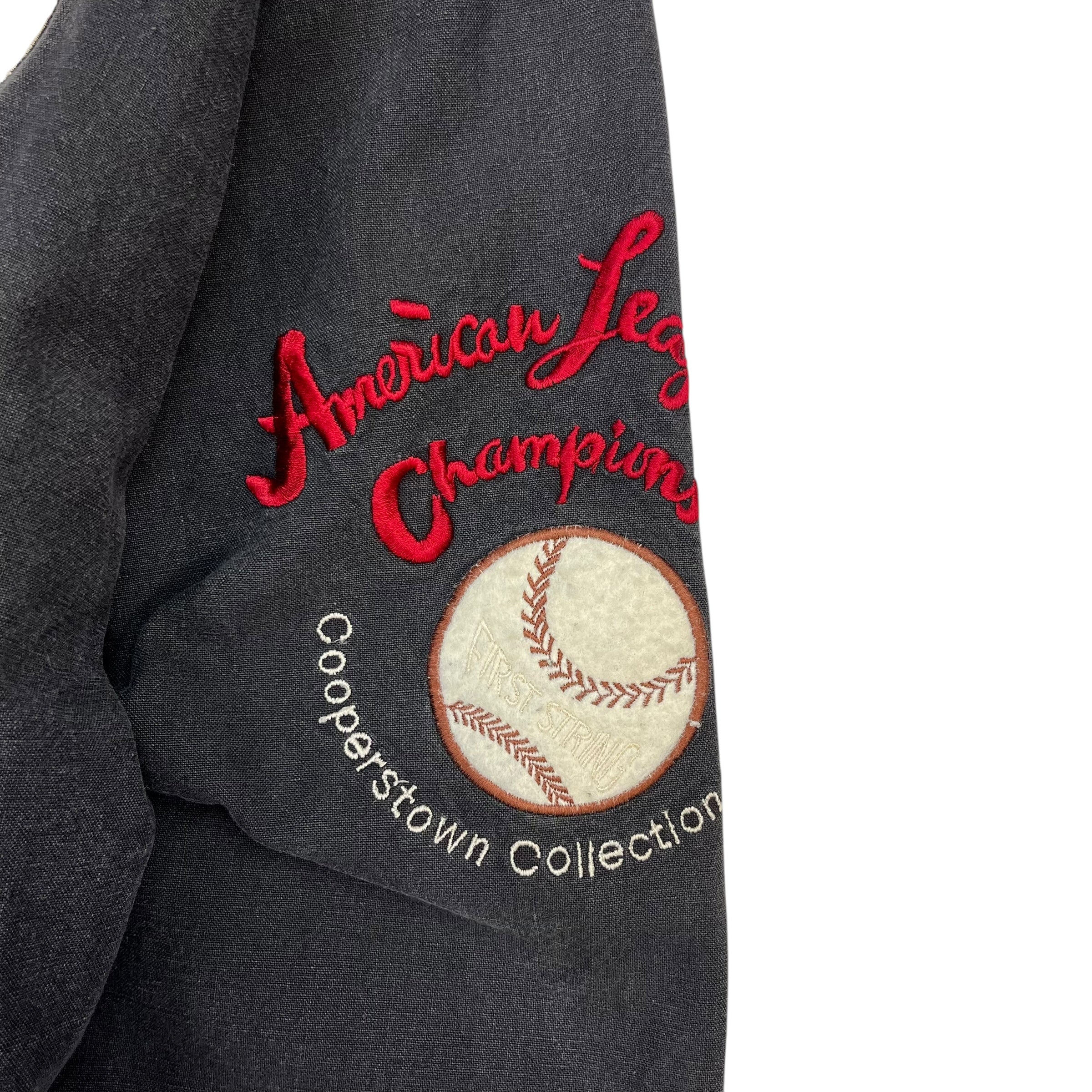 Vintage Mirage Chicago White Sox Varsity Jacket Faded Black