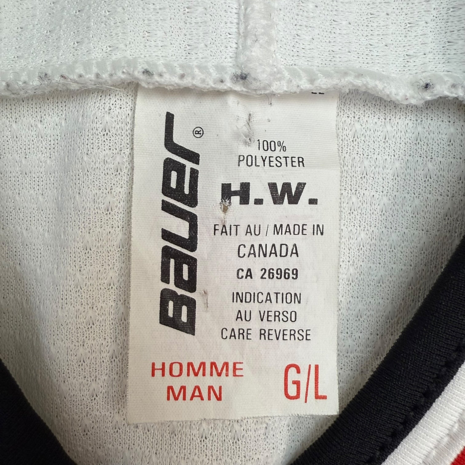 Vintage Bauer Team Canada Hockey Jersey Red/White