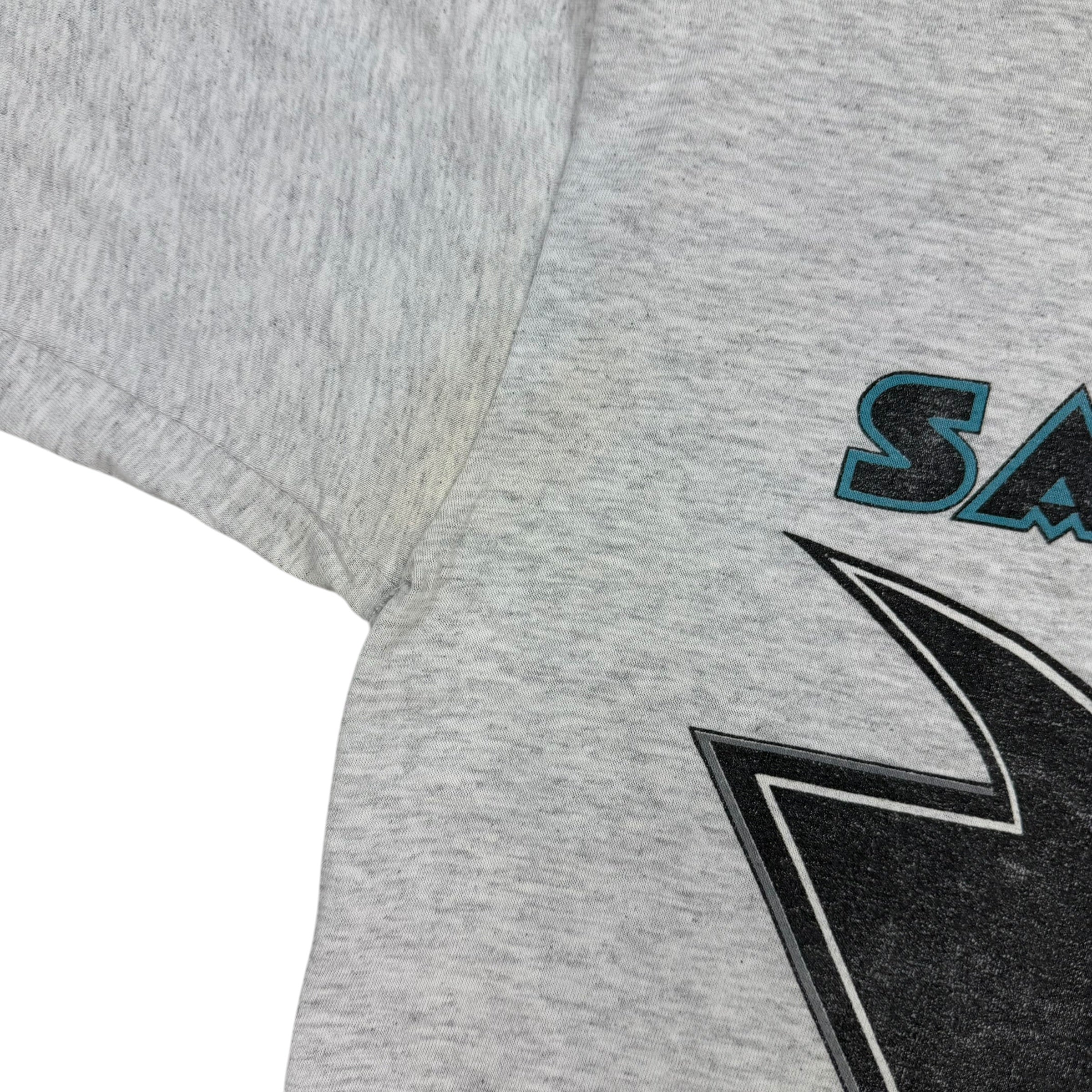 Vintage San Jose Sharks Tee Grey