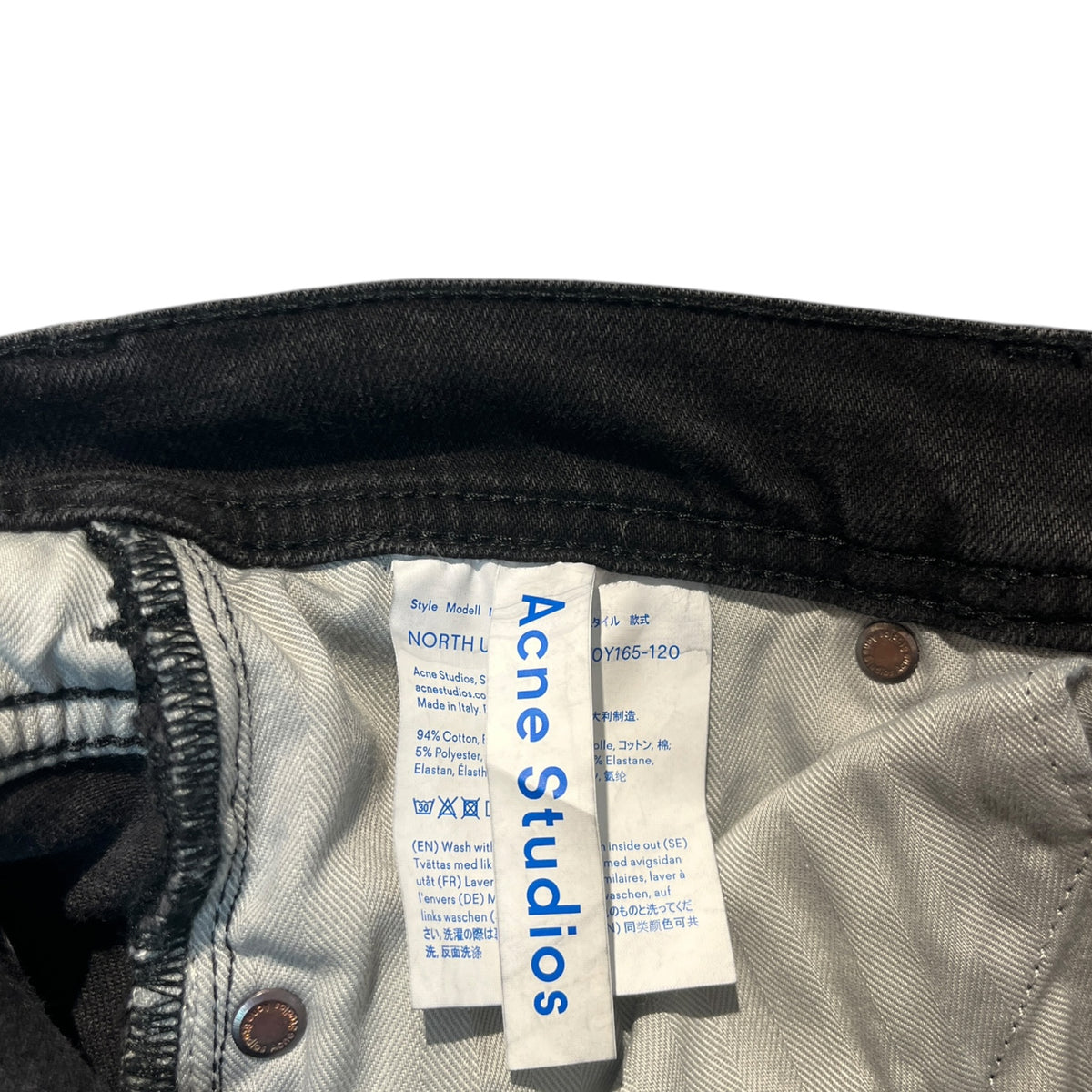Acne Studios Blå Konst North Slim-Fit Jeans