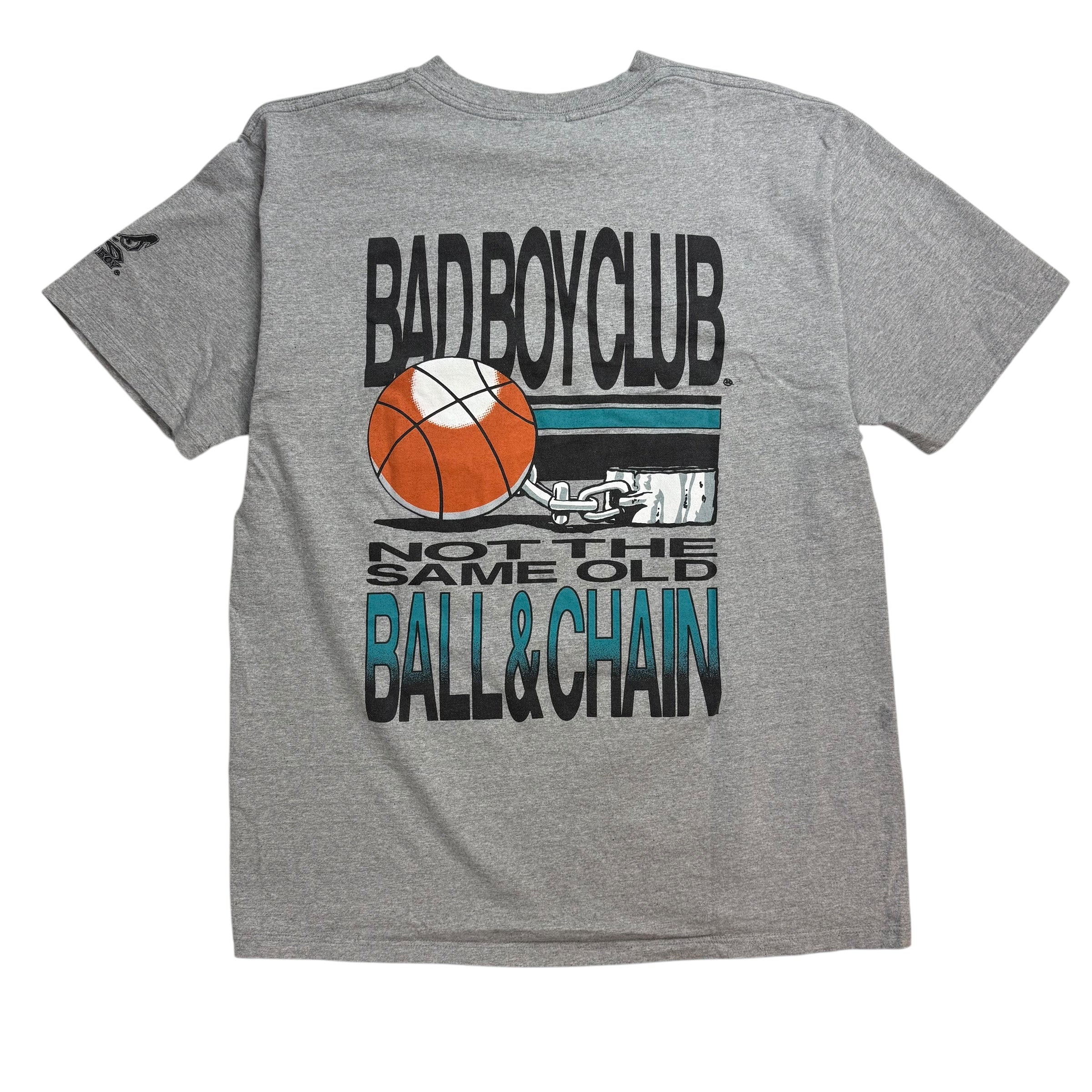 Vintage Bad Boy Club ‘Ball And Chain’ Tee Grey