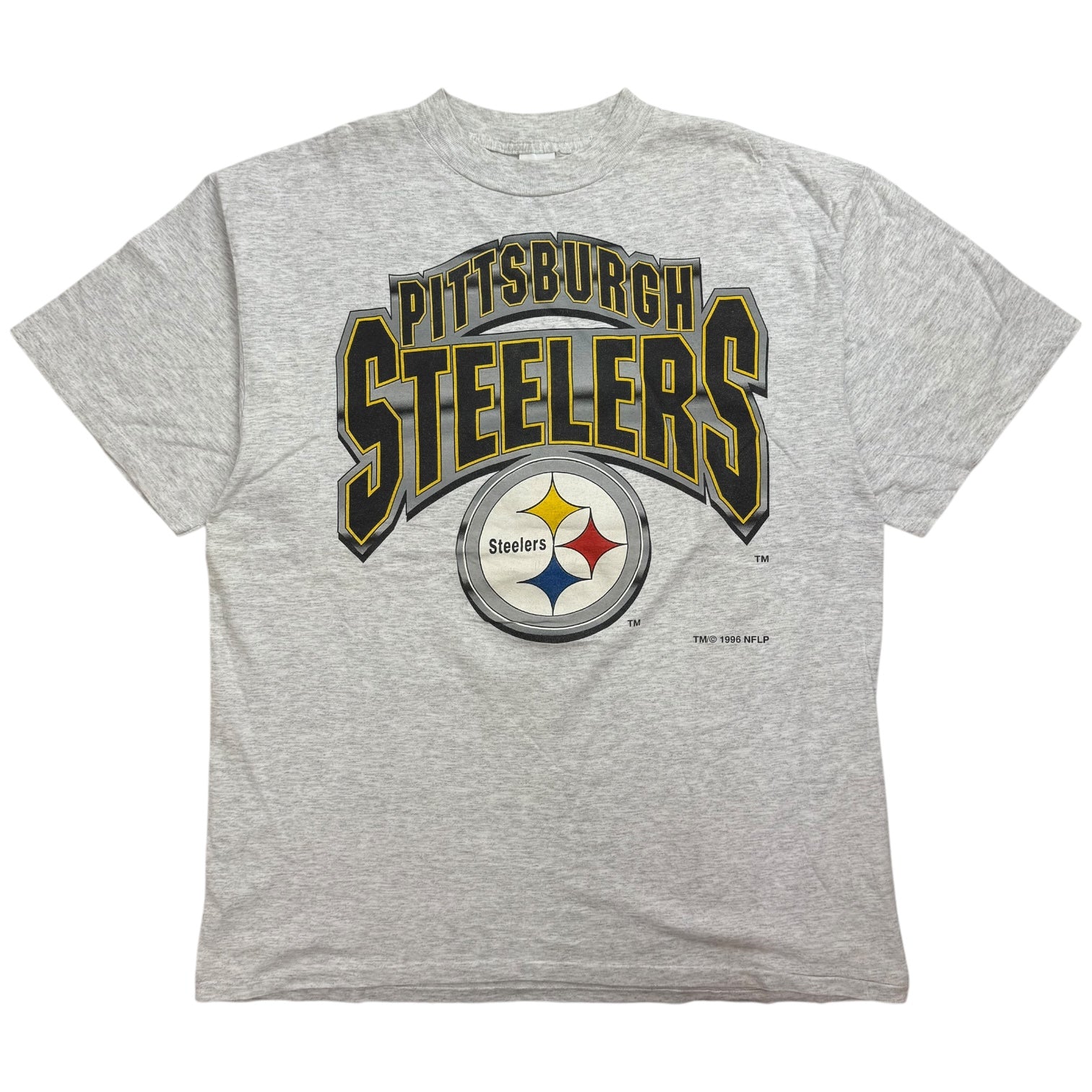 1996 Pittsburgh Steelers Tee Light Grey