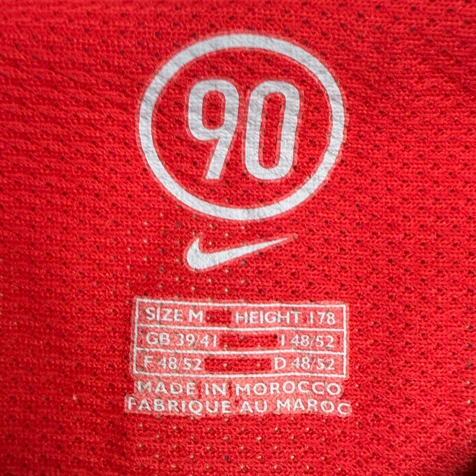 2006 Nike T90 Manchester United Cristiano Ronaldo Jersey Red