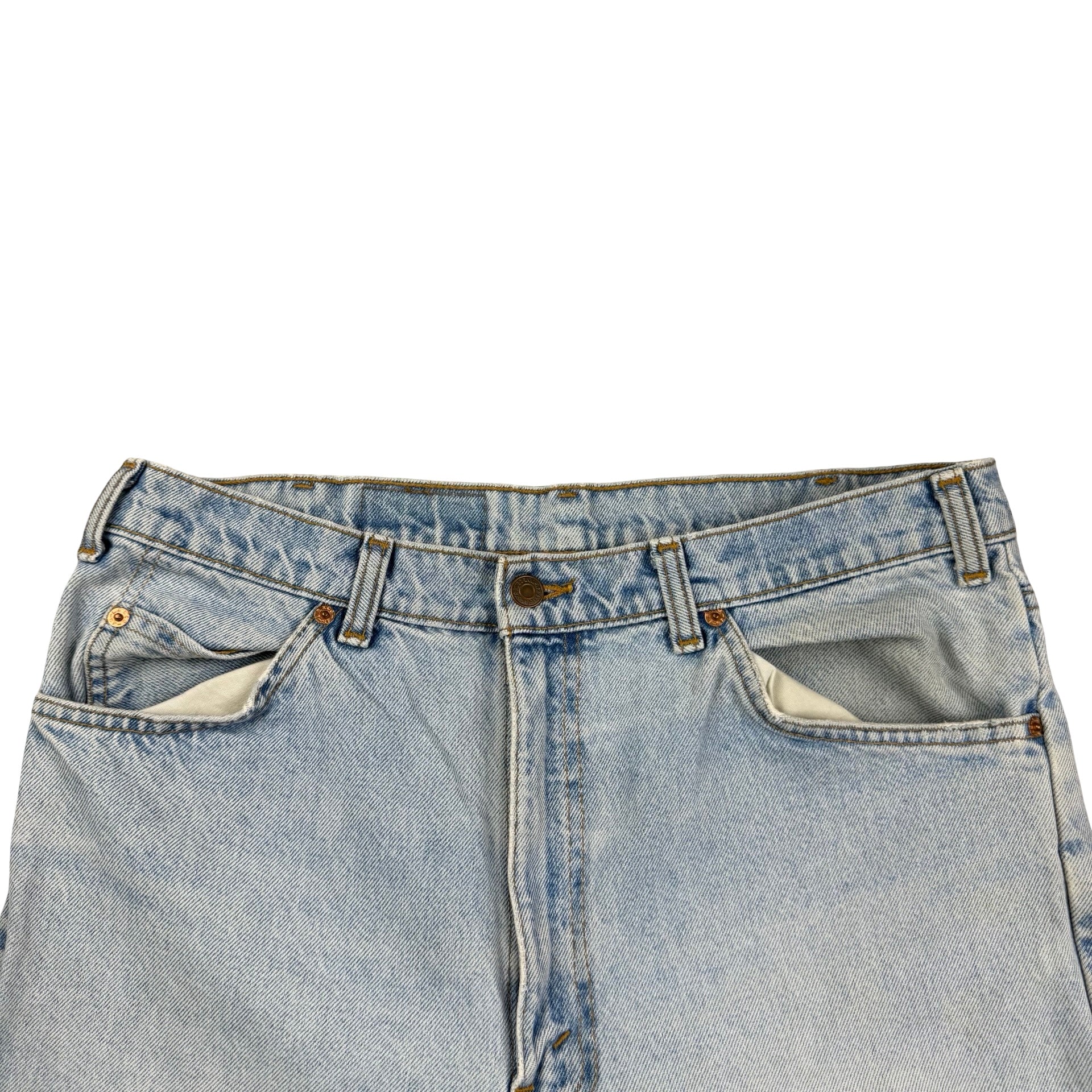 Vintage Levi’s 619 Light Wash Orange Tab Denim Jeans Blue