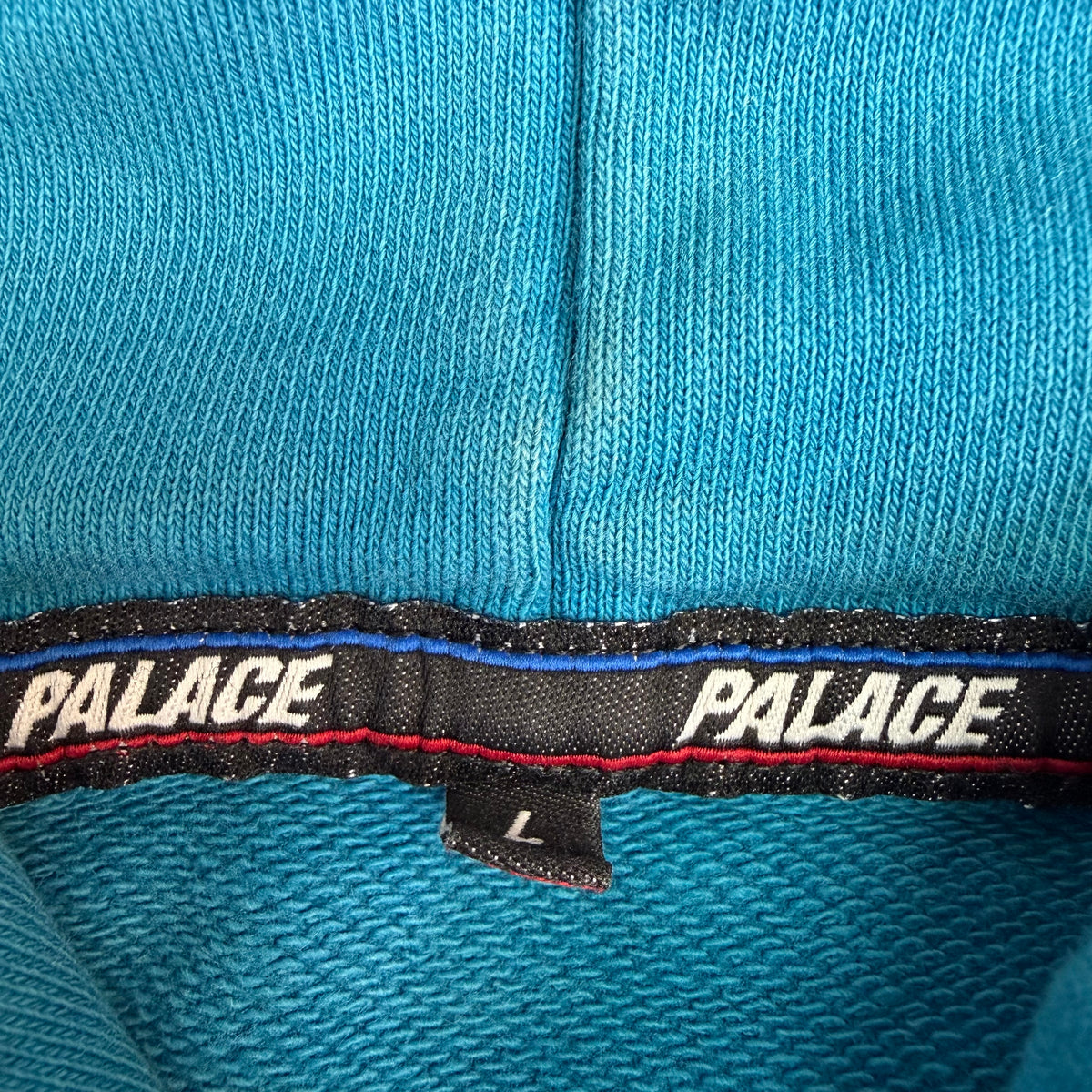Palace Embroidered Hoodie Blue