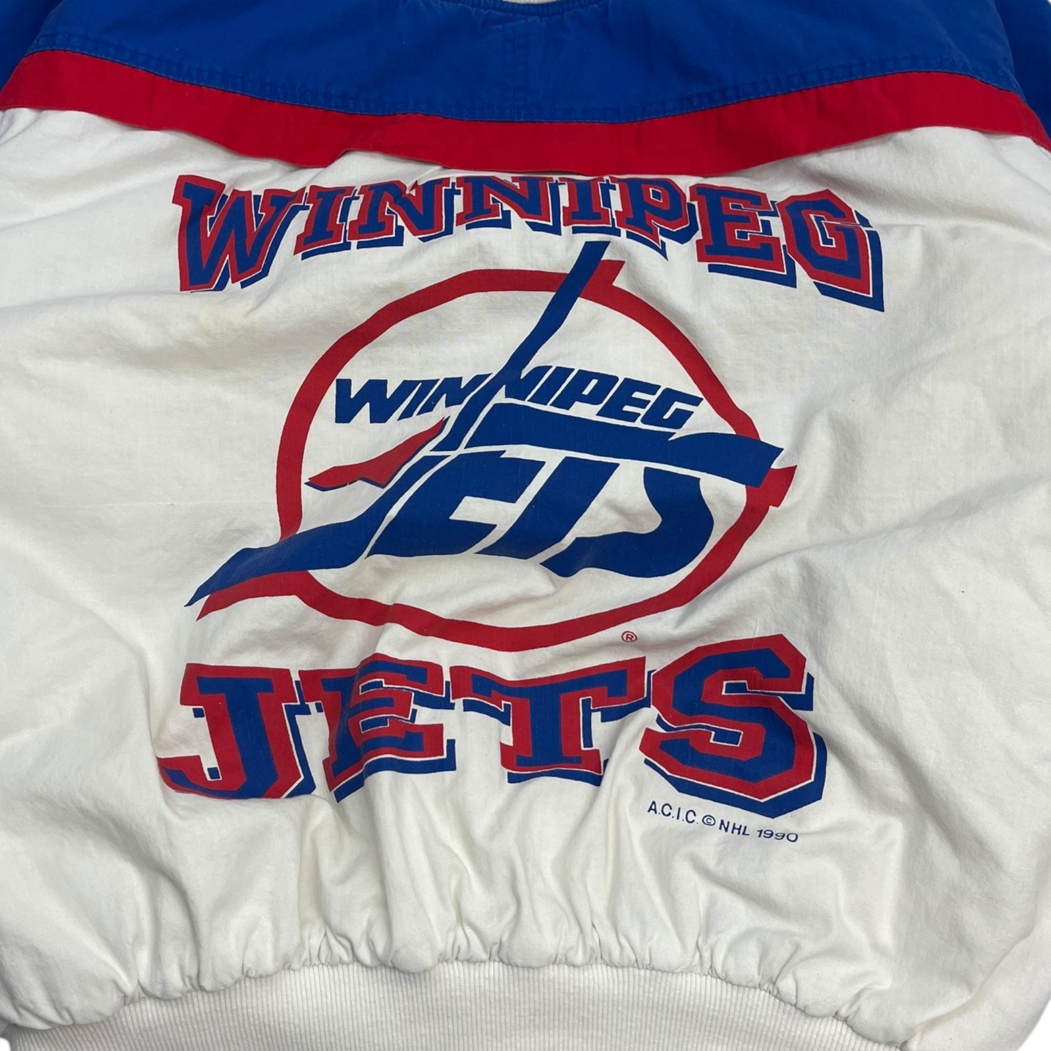 1990 Winnipeg Jets Quilted Sweater