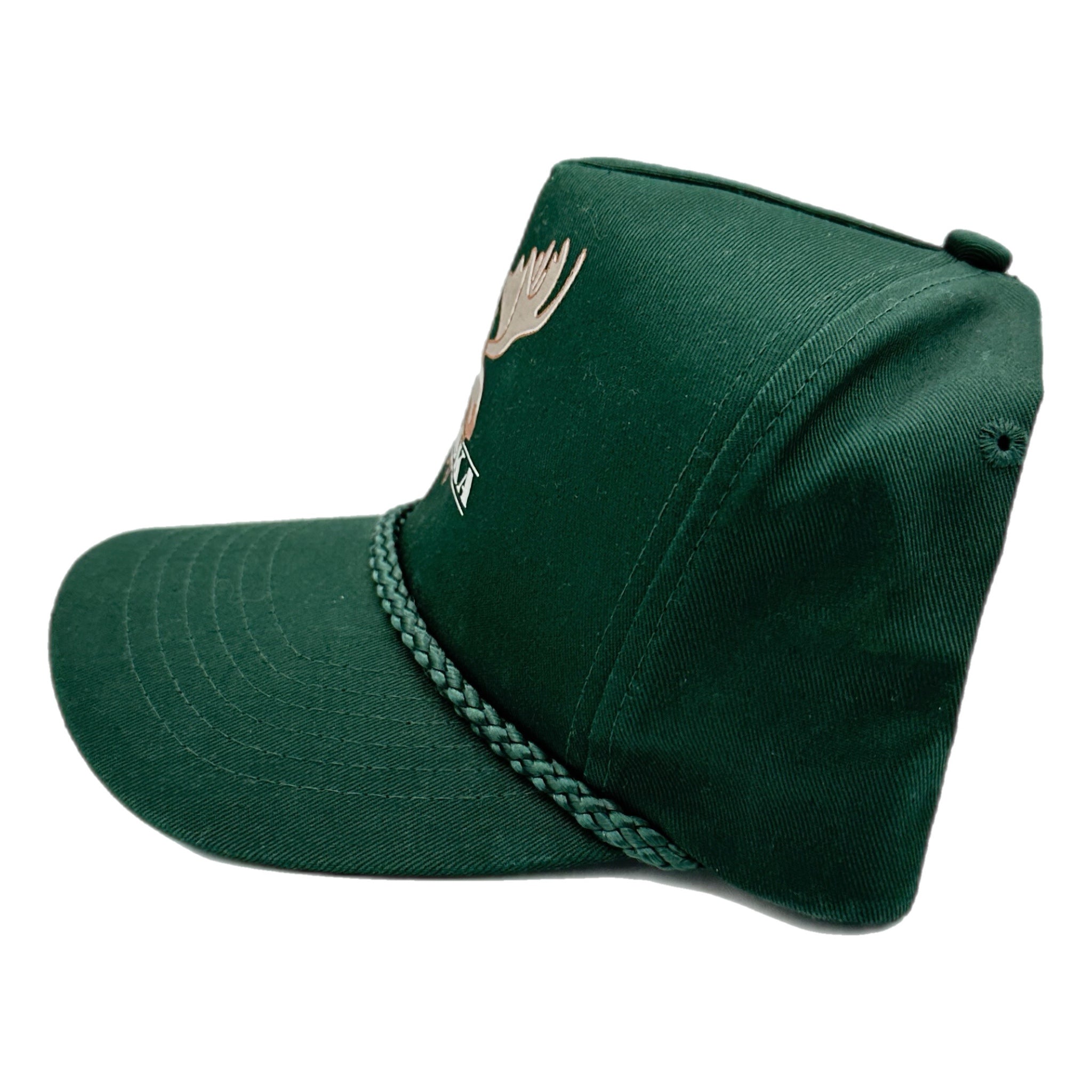 Vintage Alaska Moose Hat Green