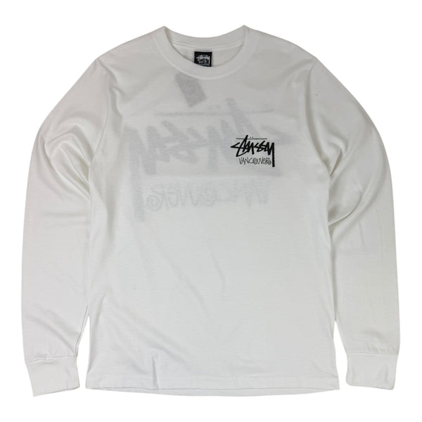 Stussy Vancouver Chapter Long Sleeve Shirt White
