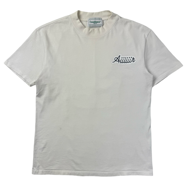 Casablanca Aiiiiir Print Organizer Cotton T-Shirt