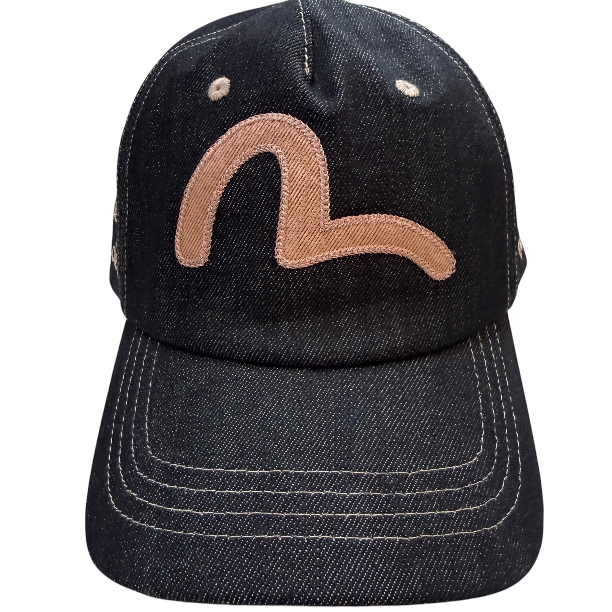 Palace x Evisu Indigo Denim Snapback Hat