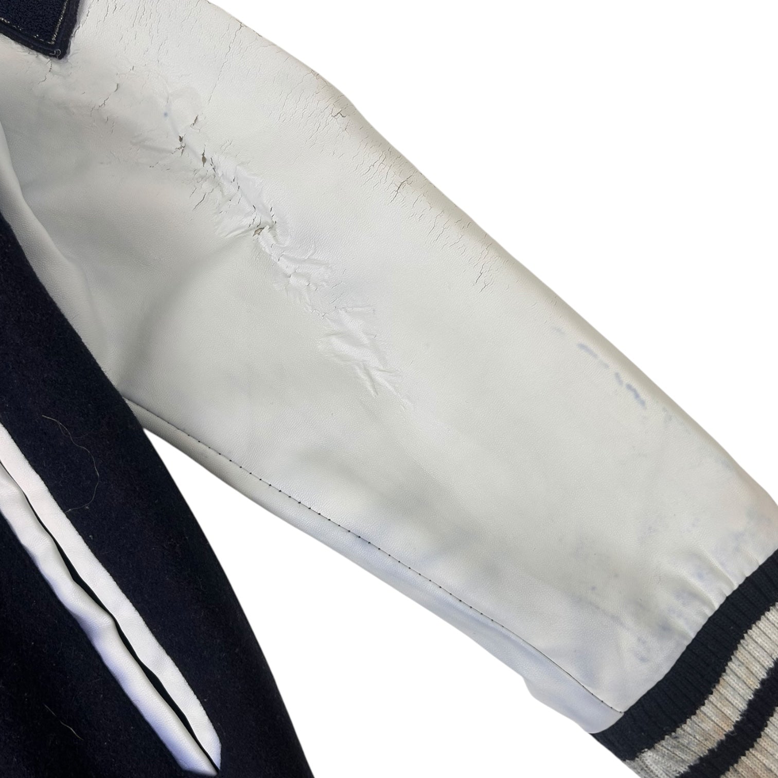 Vintage Dolce & Gabana Varsity Jacket Navy/White