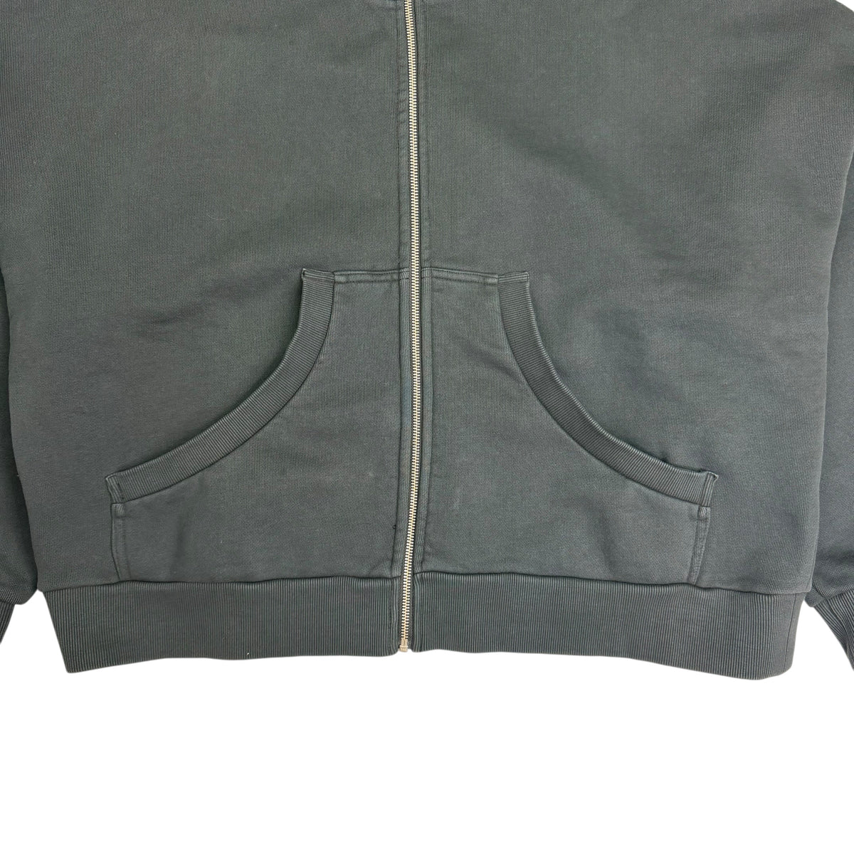 Entire Studios Full Zip Hoodie Washed Black