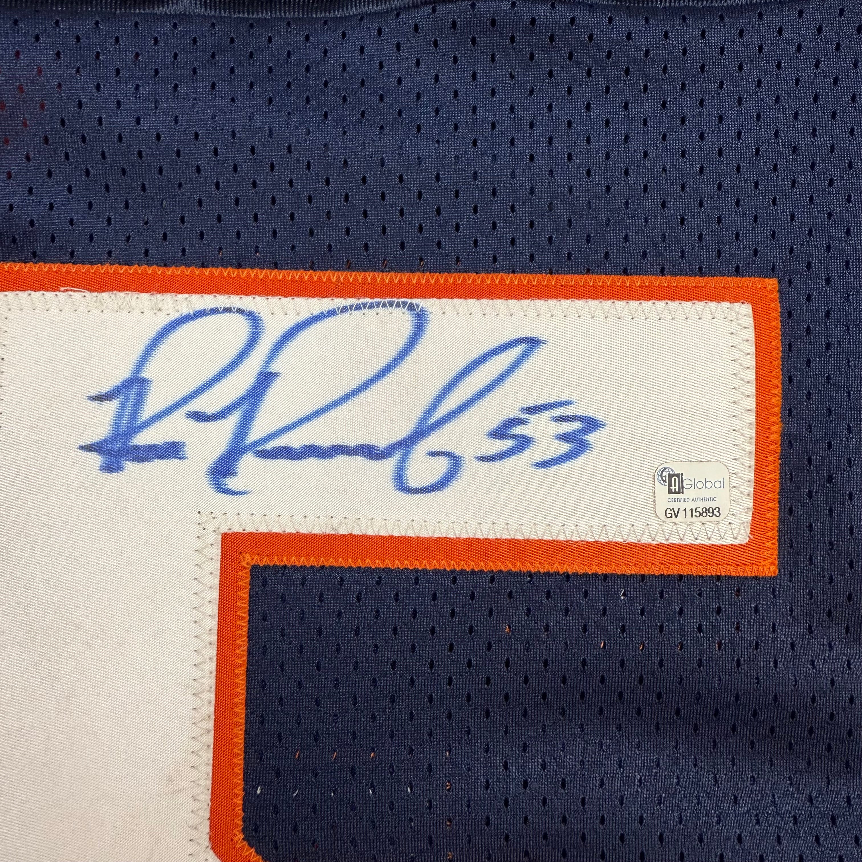 Vintage Bill Romanowski Signed Denver Broncos Jersey