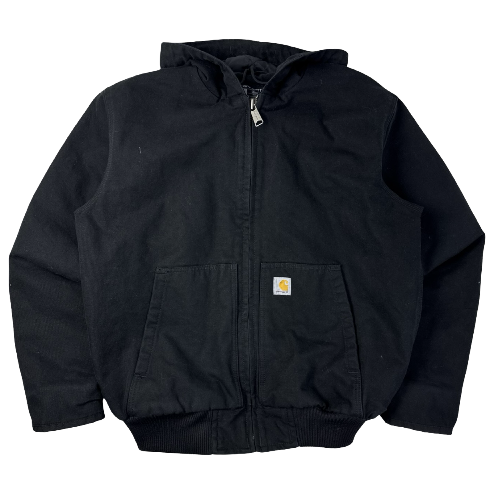 Carhartt Quilted & Hooded Work Jacket Black