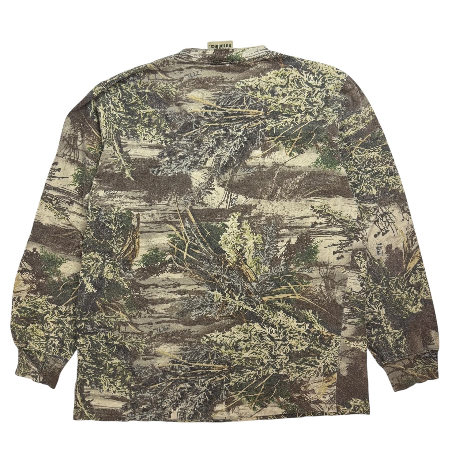 Vintage Russell Outdoors Camo L/S Tee