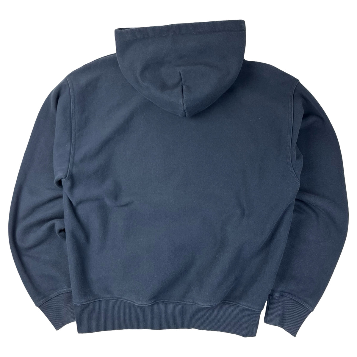 Stussy Pocket Script Basic Hoodie Blue