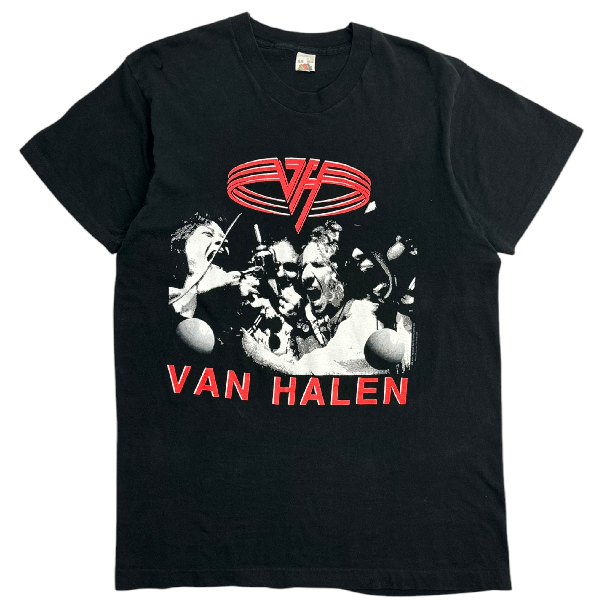 1991 Van Halen Uncensored Tee Black