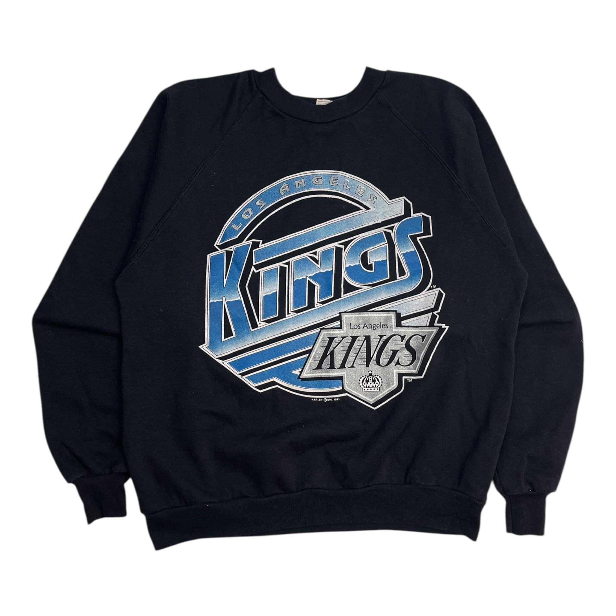 1991 Los Angeles Kings Crewneck Sweatshirt Black