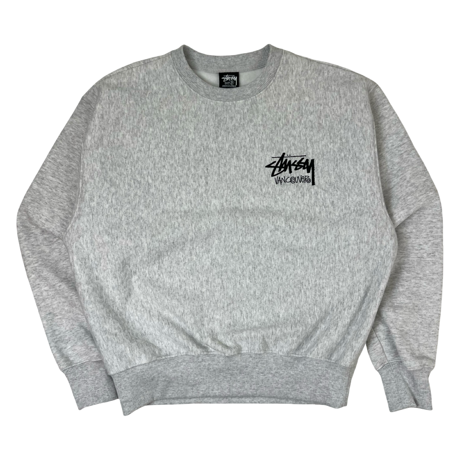 Stussy Vancouver Chapter Crewneck Grey
