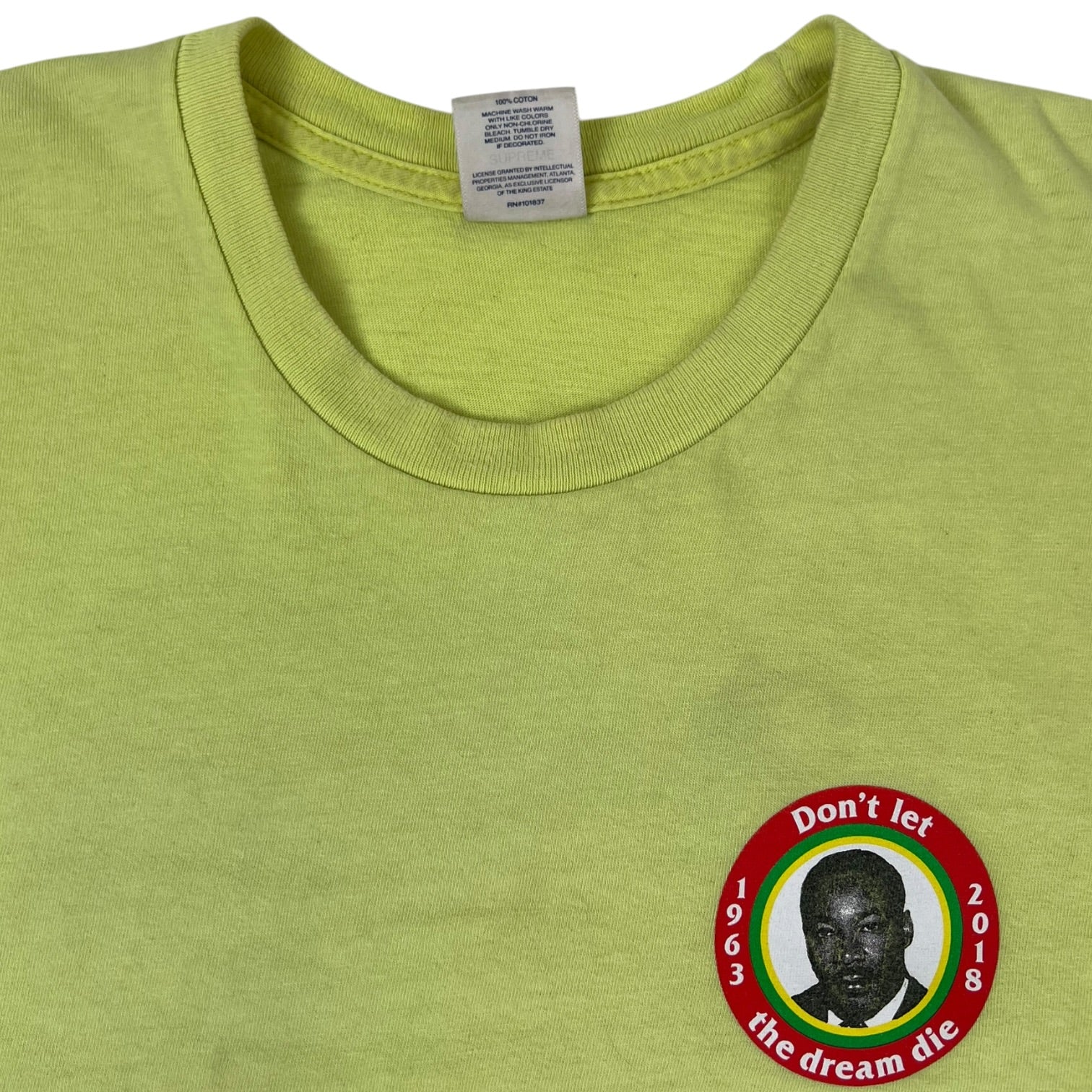 Supreme MLK Dream T-Shirt Green