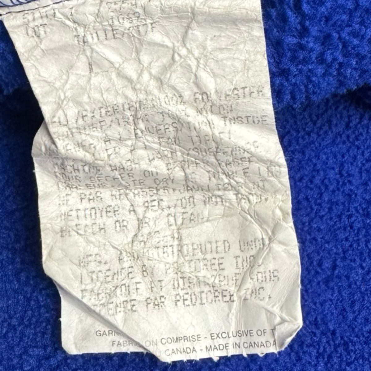 Vintage ‘90s Patagonia Made In Canada T-Snap Fleece Blue