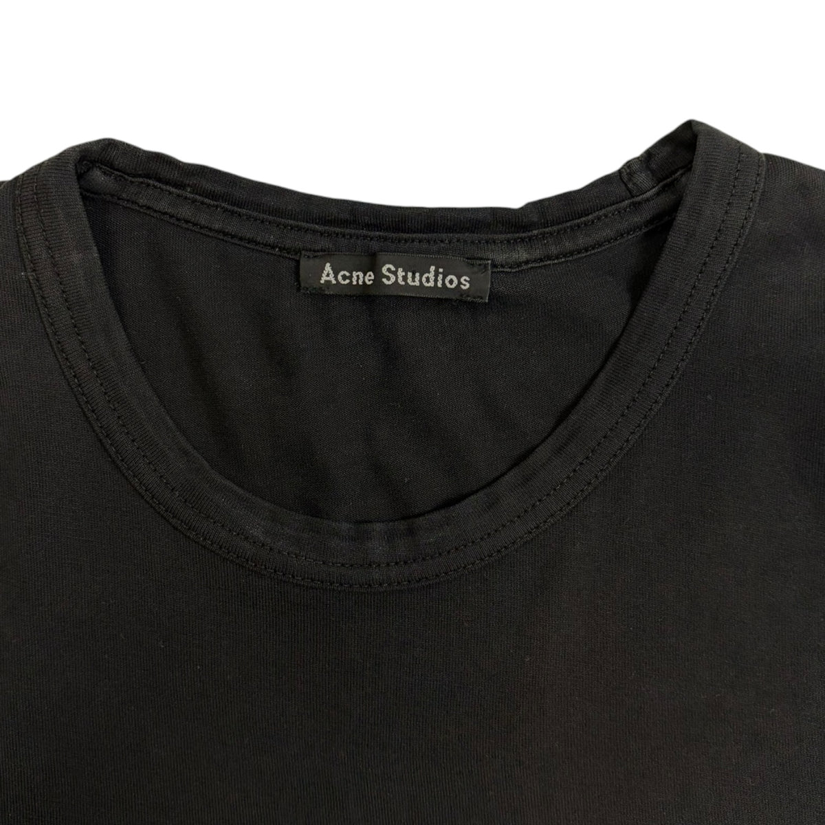 Acne Studios Nash Face-Logo T-Shirt Black