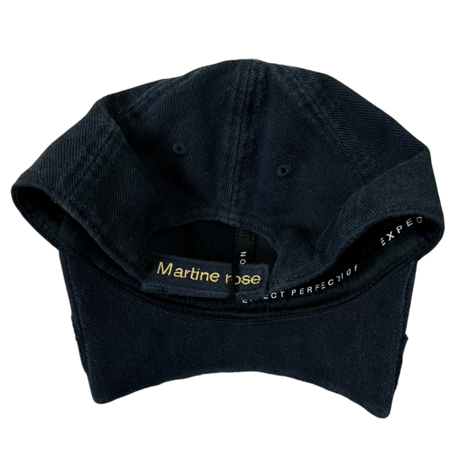 Martine Rose Cut Peak StrapBack Hat Navy