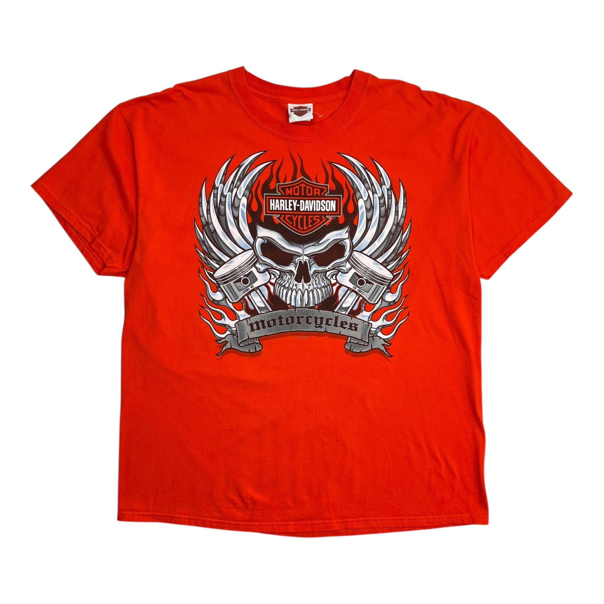 Harley Davidson Gilette Wyoming T-Shirt Orange