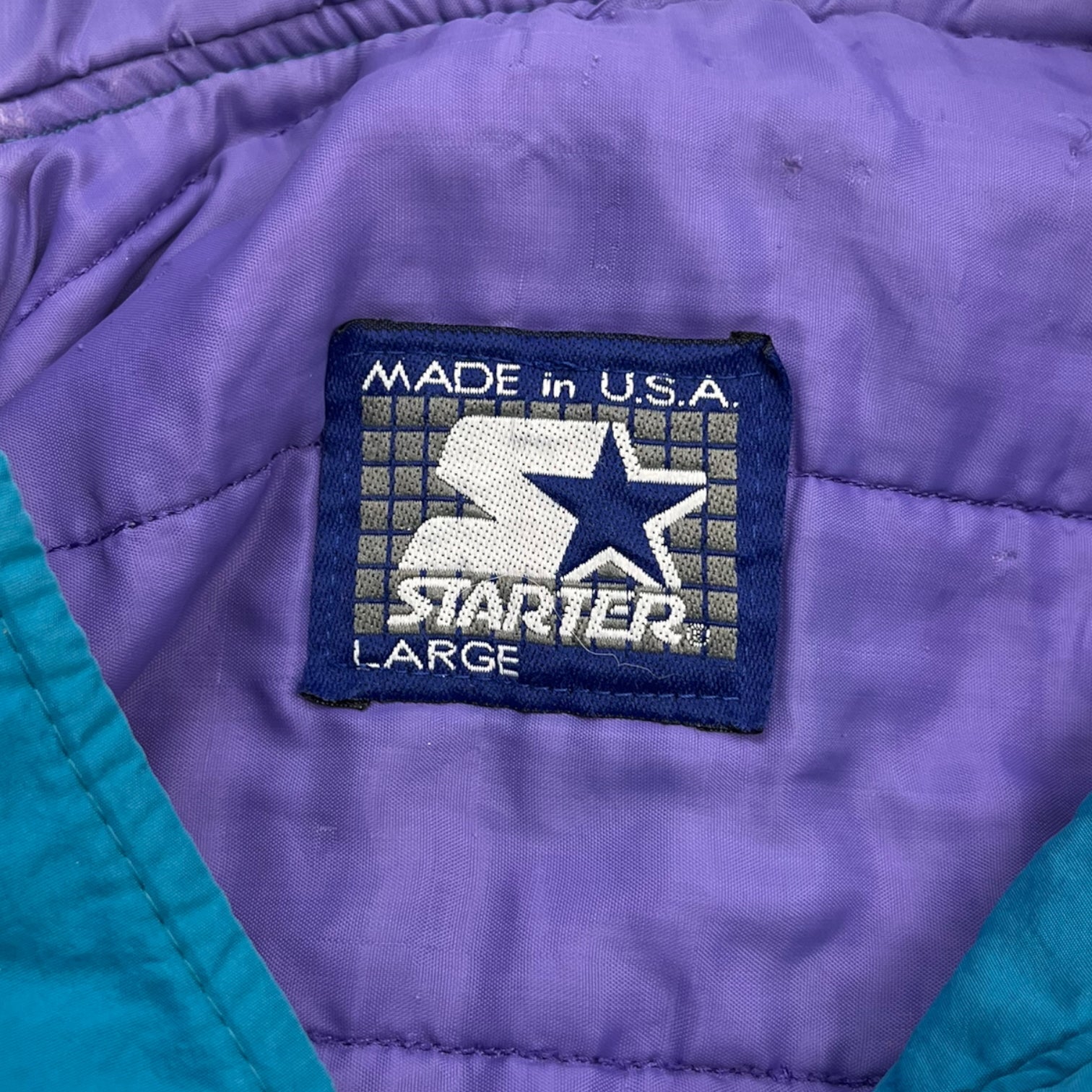 Vintage Charlotte Hornets Button Up Starter Jacket