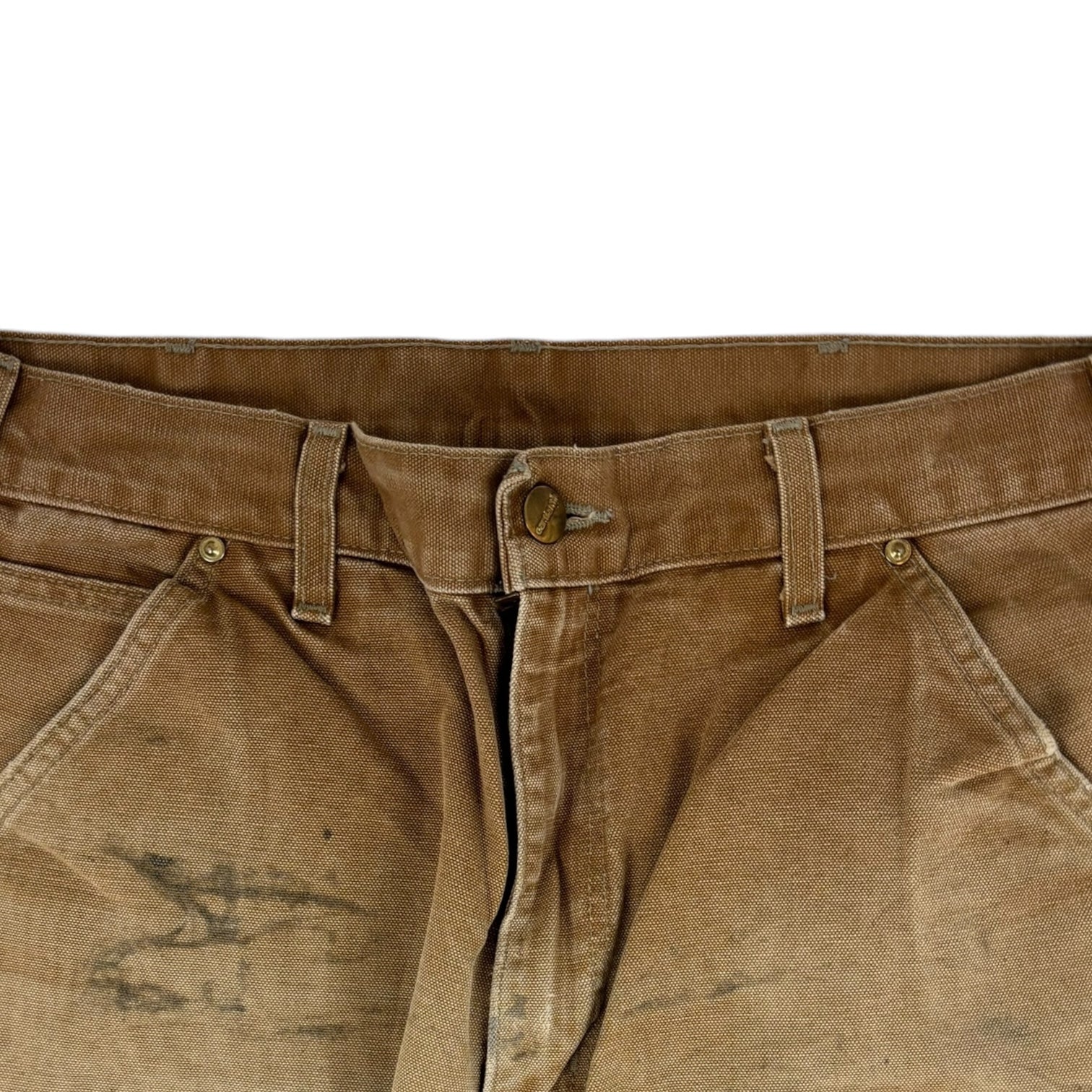 Vintage Carhartt Double Knee Distressed Pant Tan