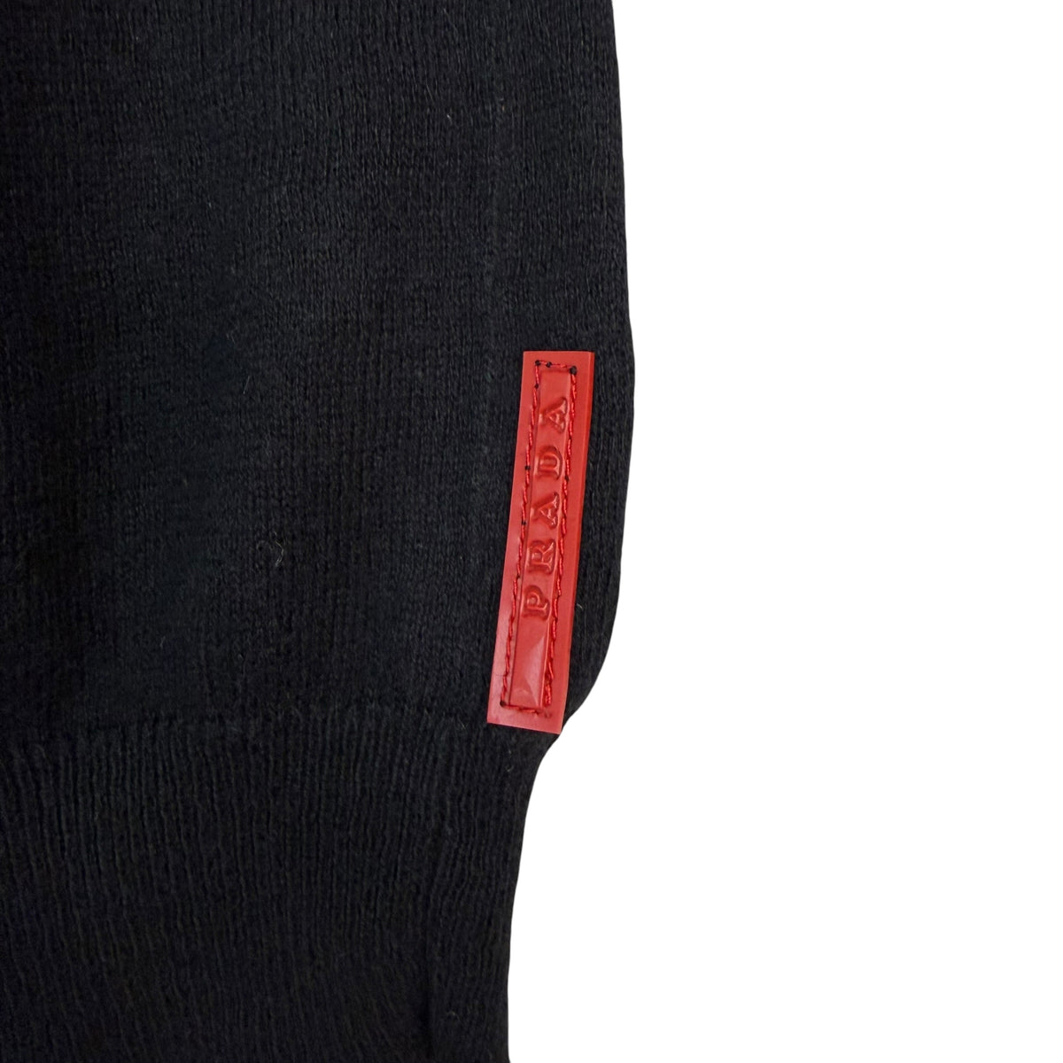 (W) Prada Knit Sweater Black