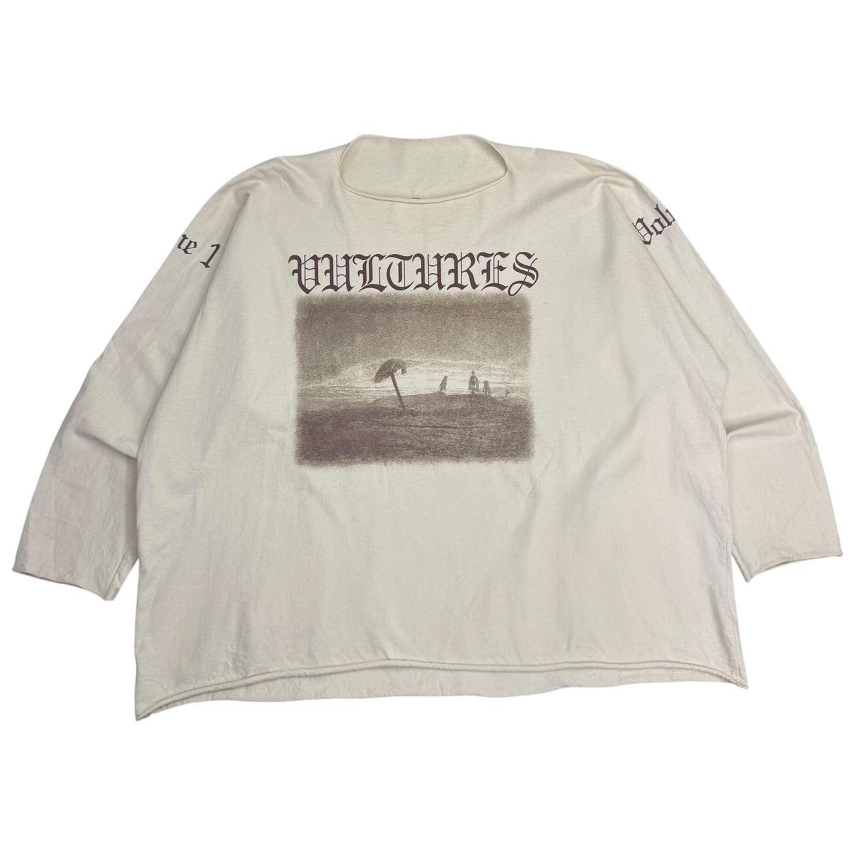 YZY Vultures L/S Tee White