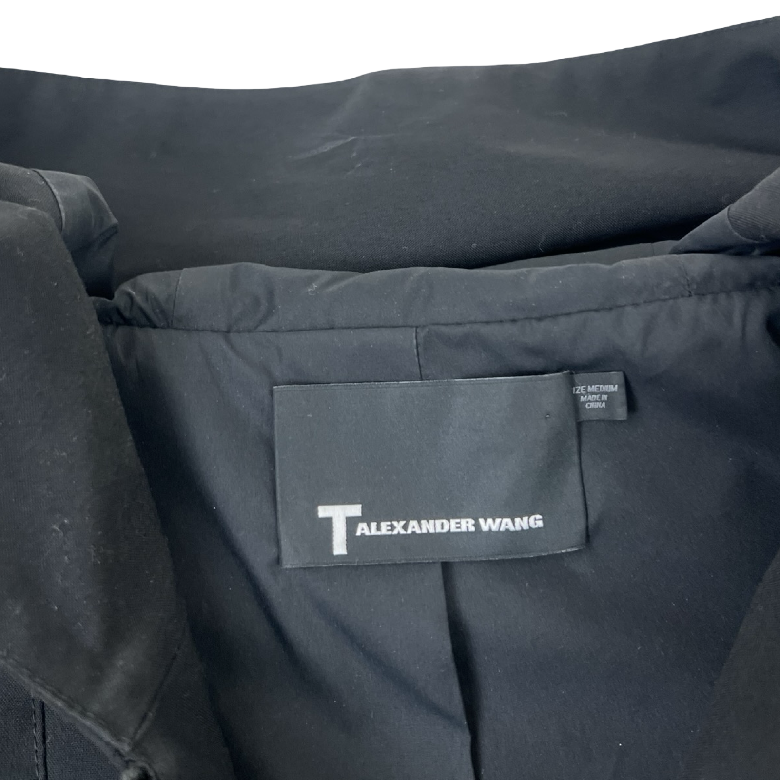 Sleek T by Alexander Wang Technical Anorak Jacket Black