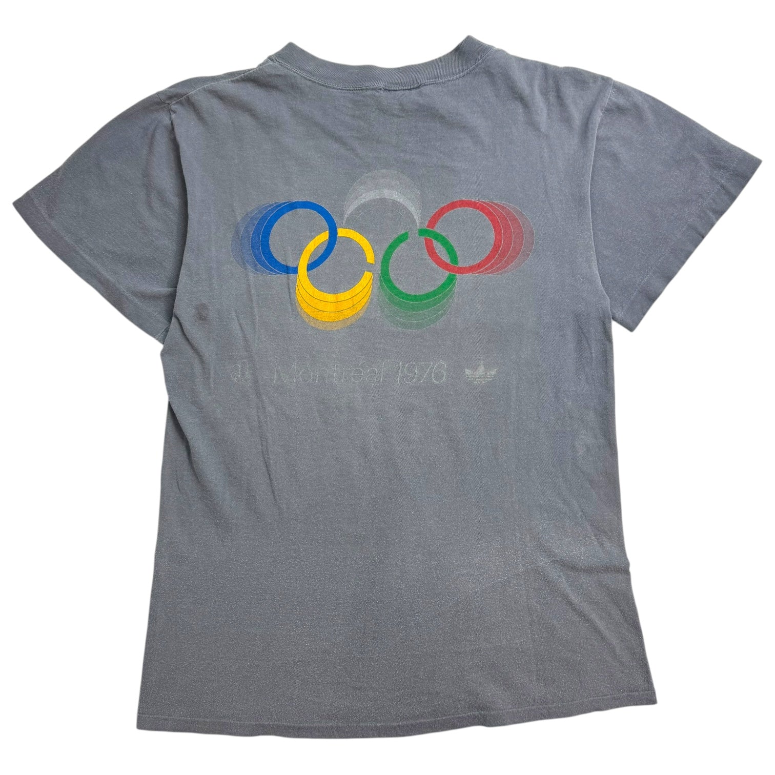 1976 Adidas Montreal Olympics Tee Grey