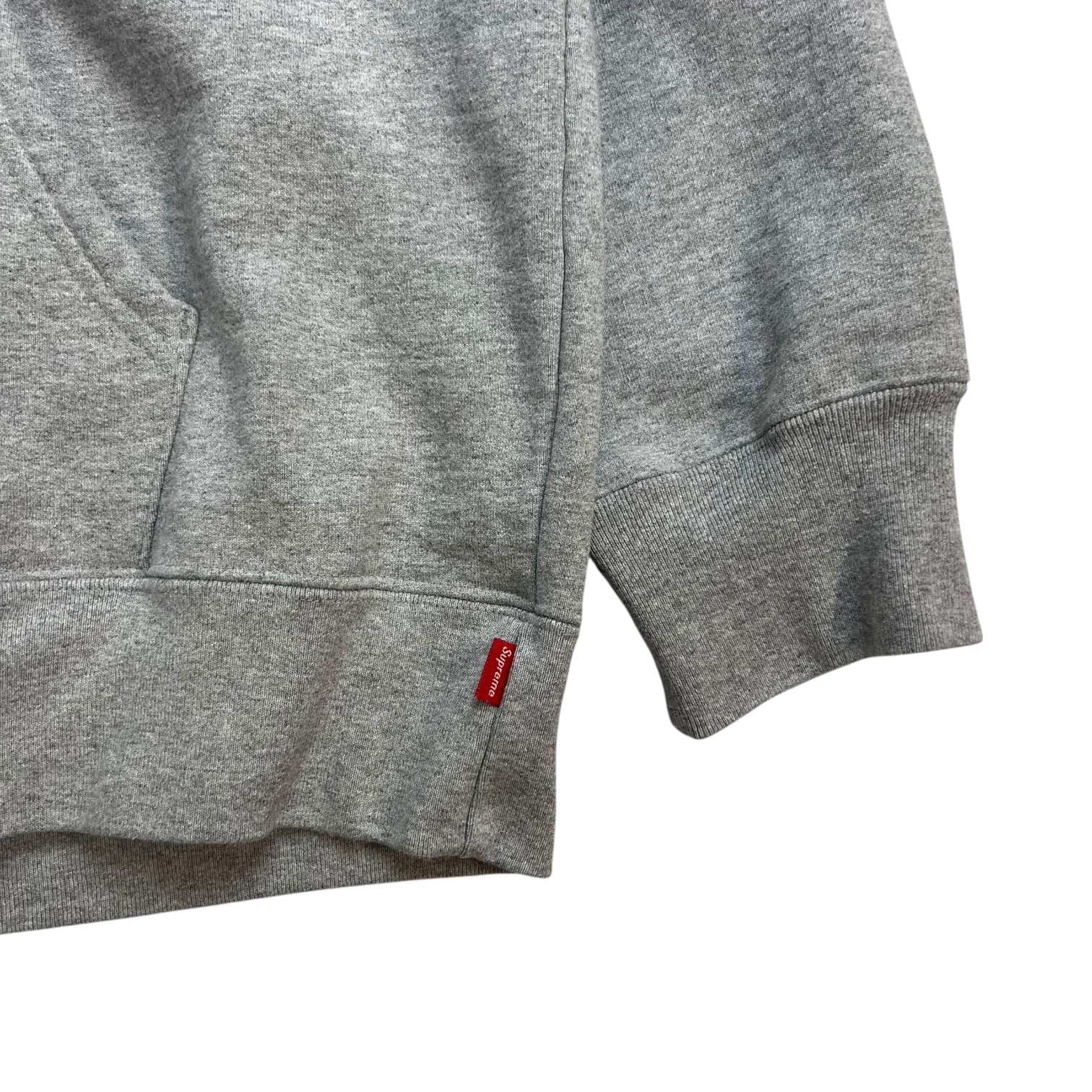 Supreme S Logo Hoodie Heather Grey