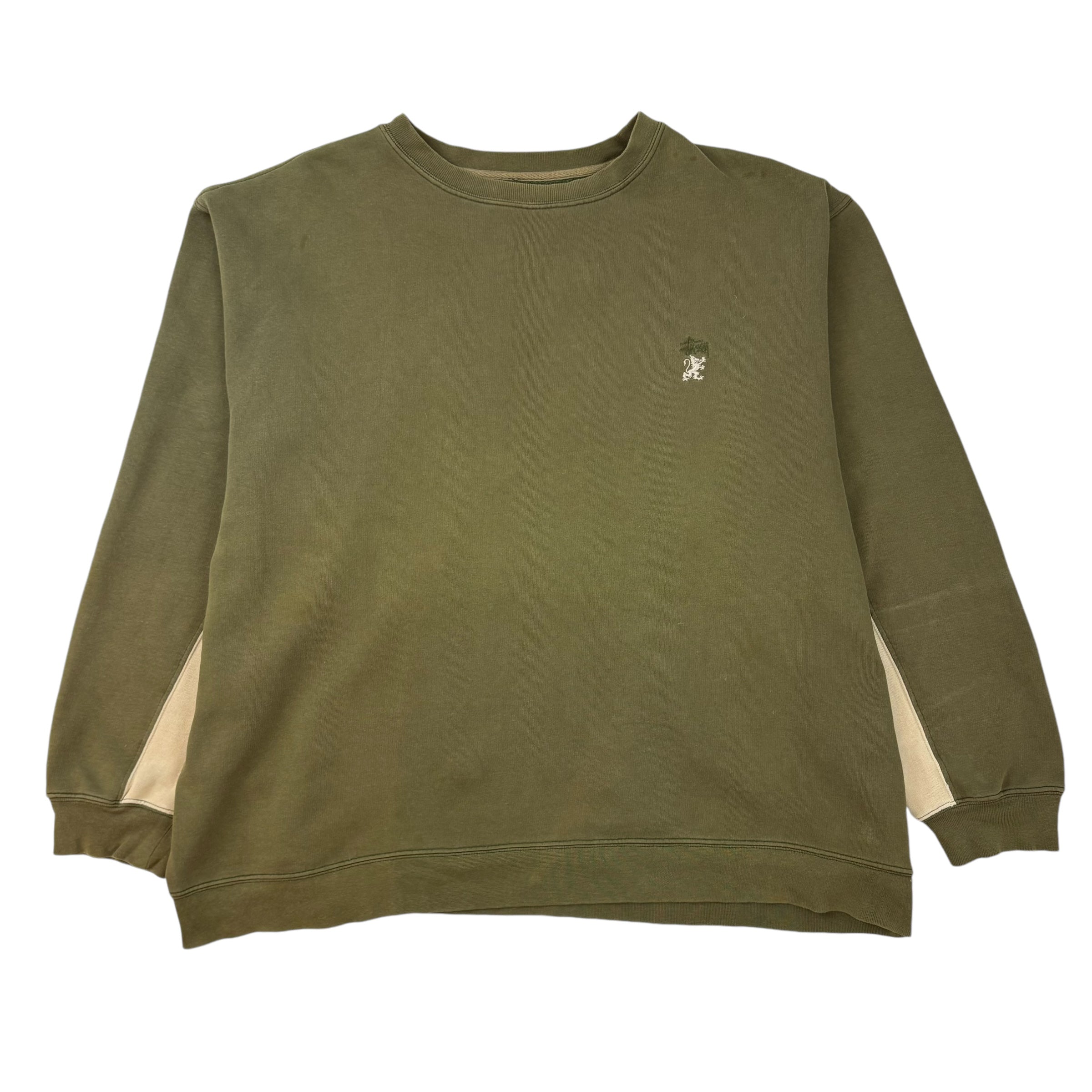 Vintage Stussy Logo Sweatshirt Green