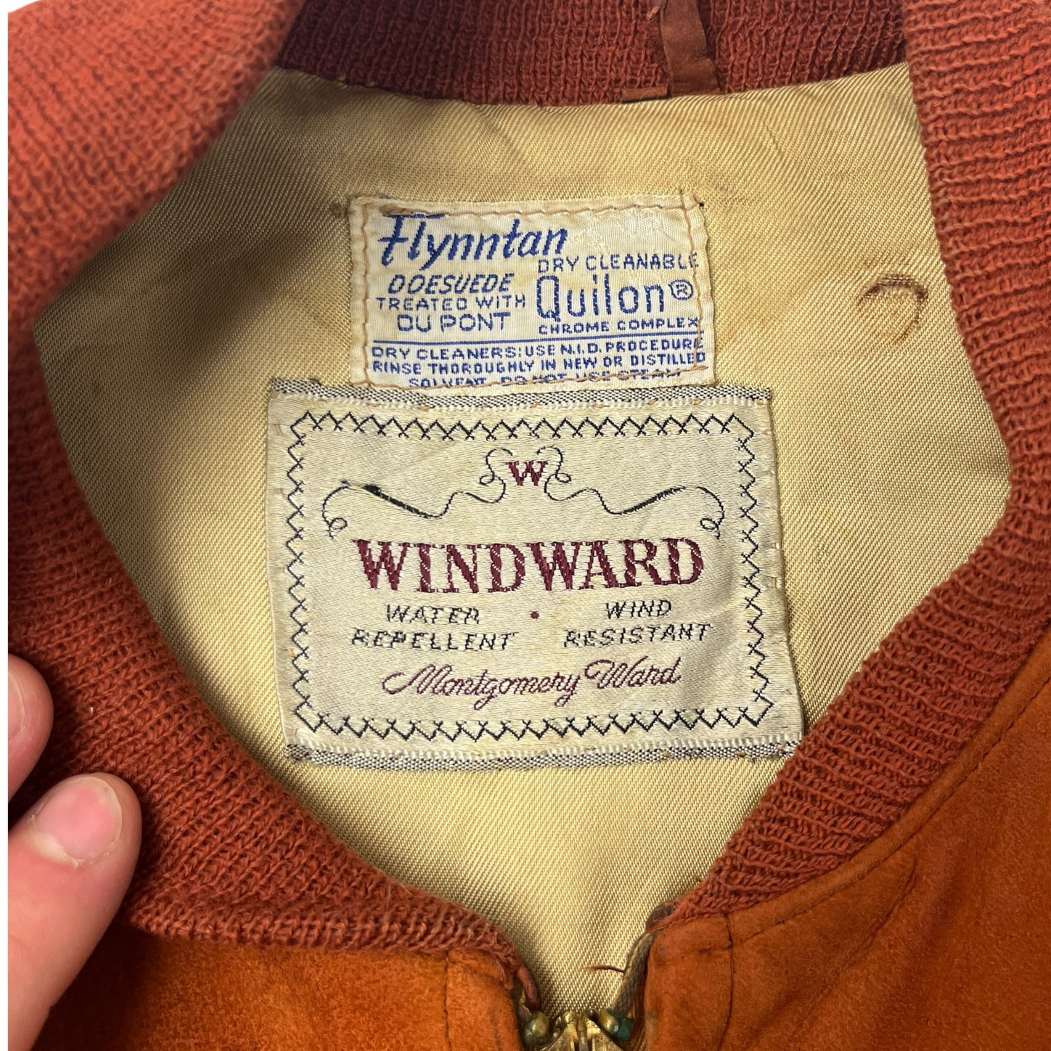 Vintage 50s/60s Windward by Montgomery Ward Suede Jacket