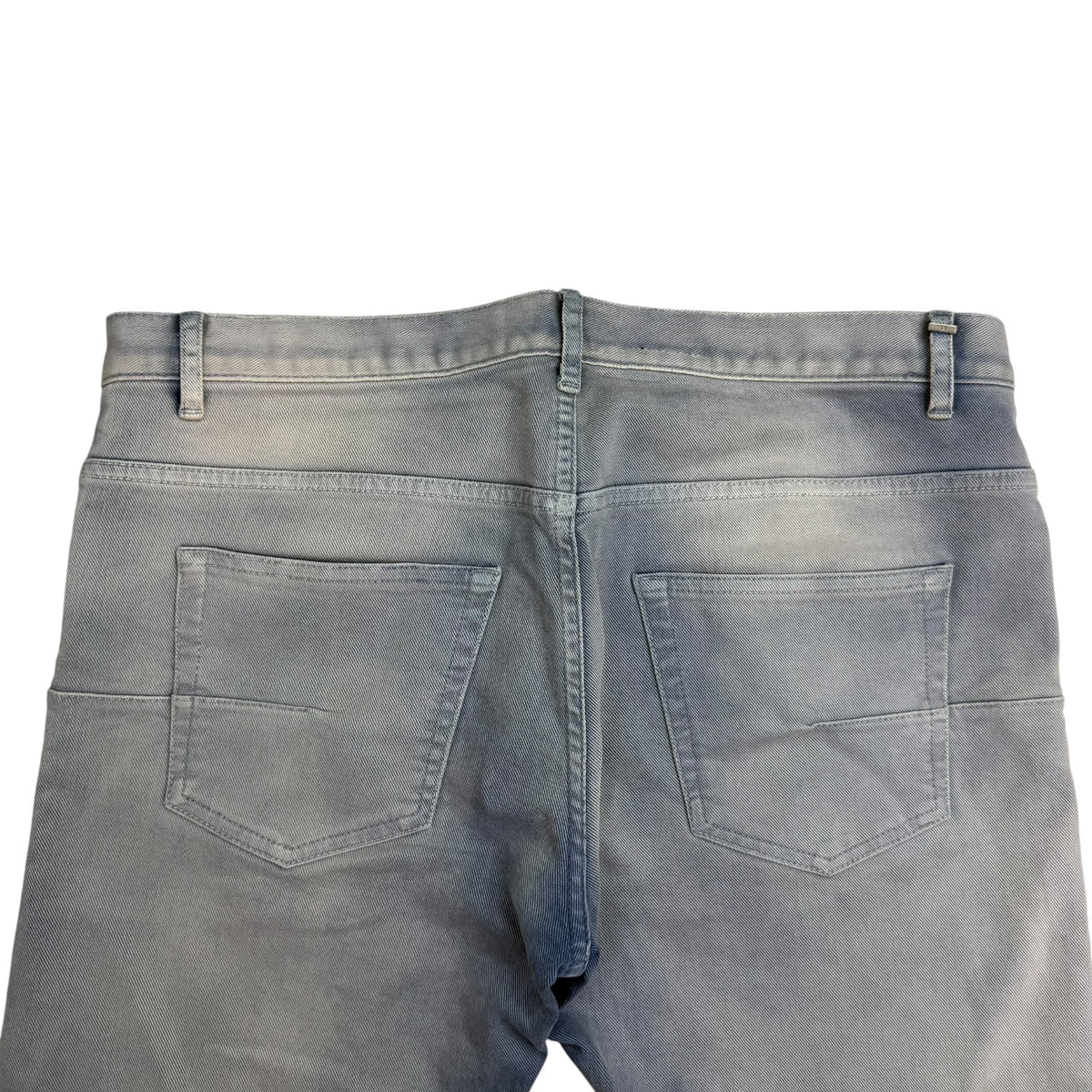 Dior Hedi Slimane Slim Fit Denim Pants Light Grey