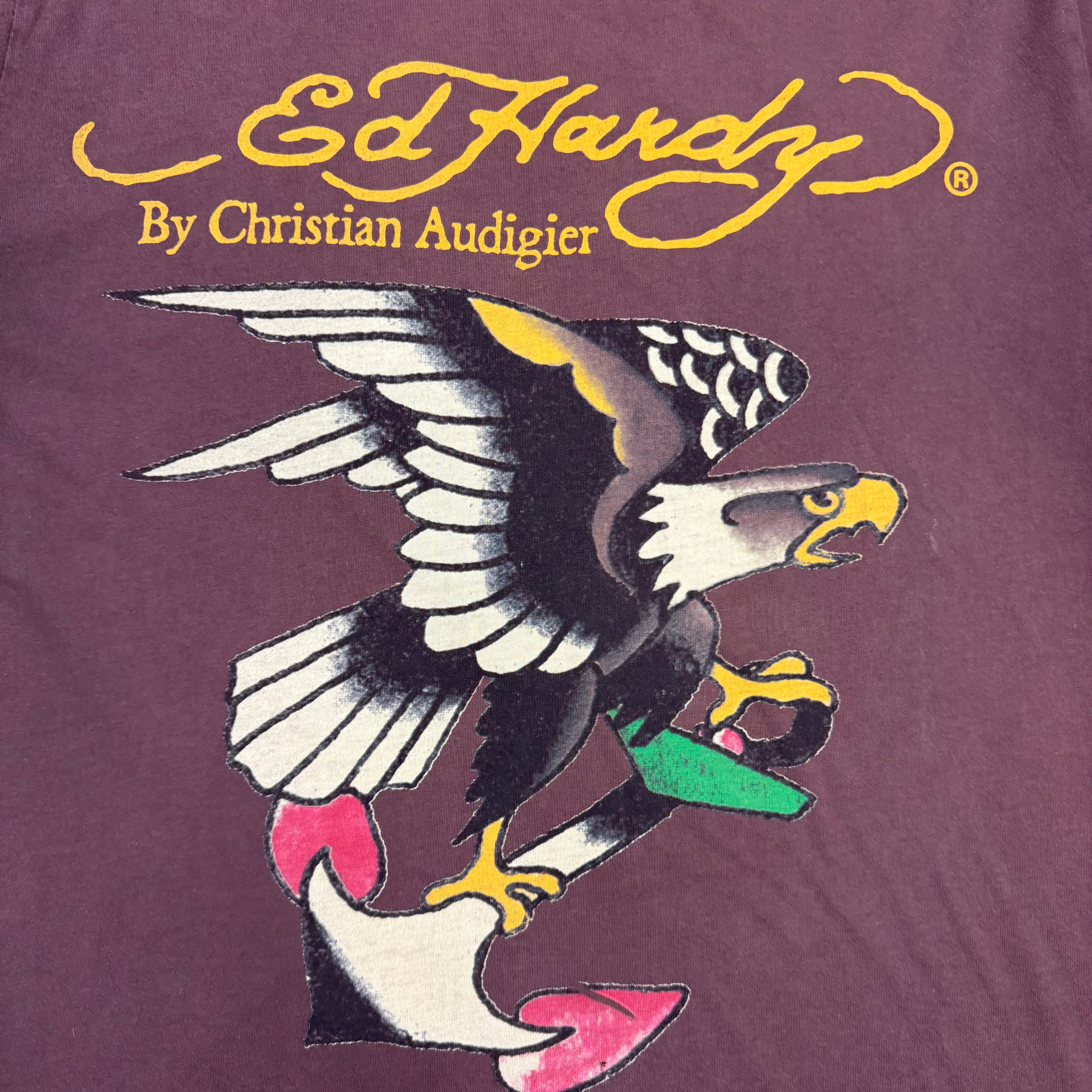 Ed Hardy By Christian Audigier Tee Burgundy