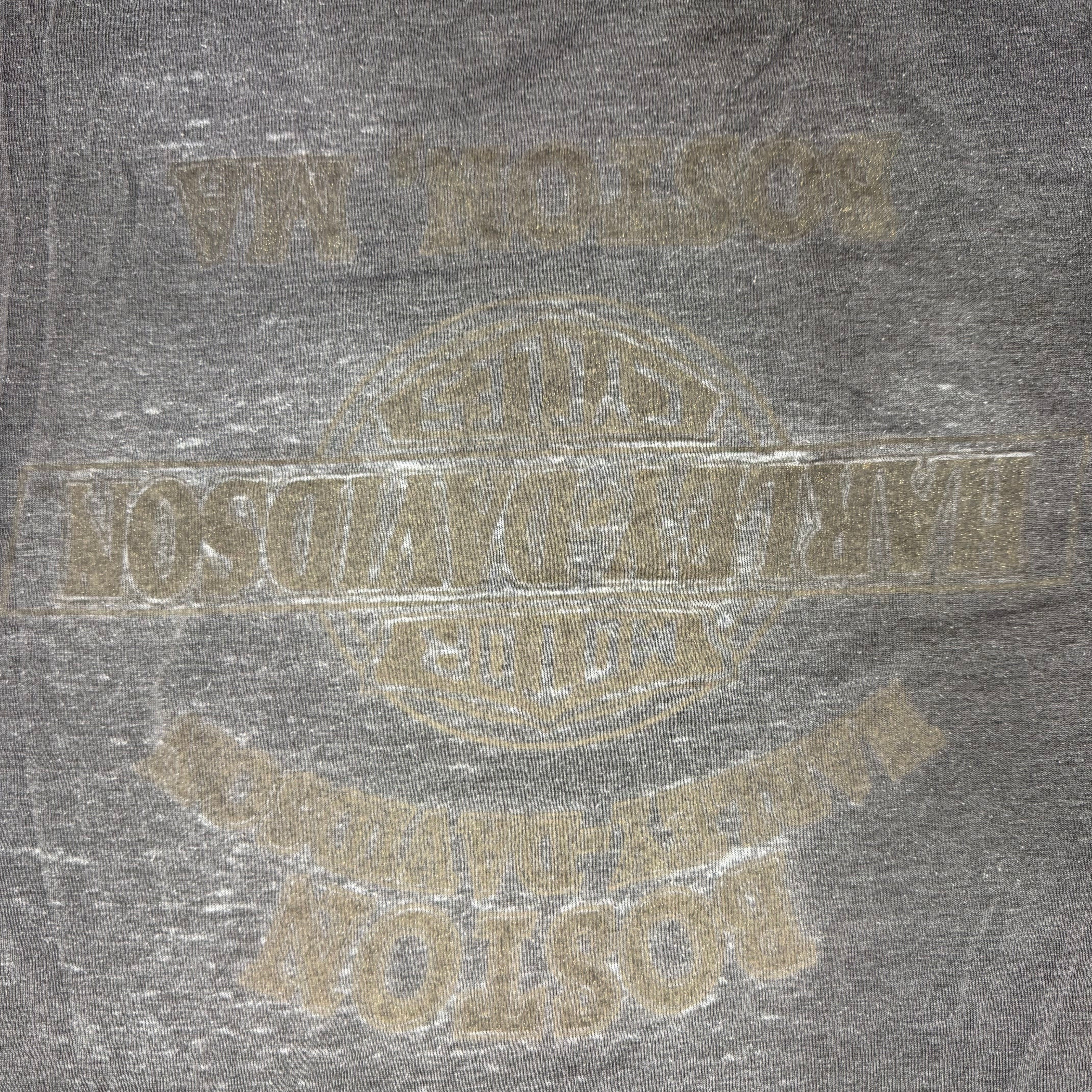 Vintage Harley Davidson Boston Tee Faded Grey