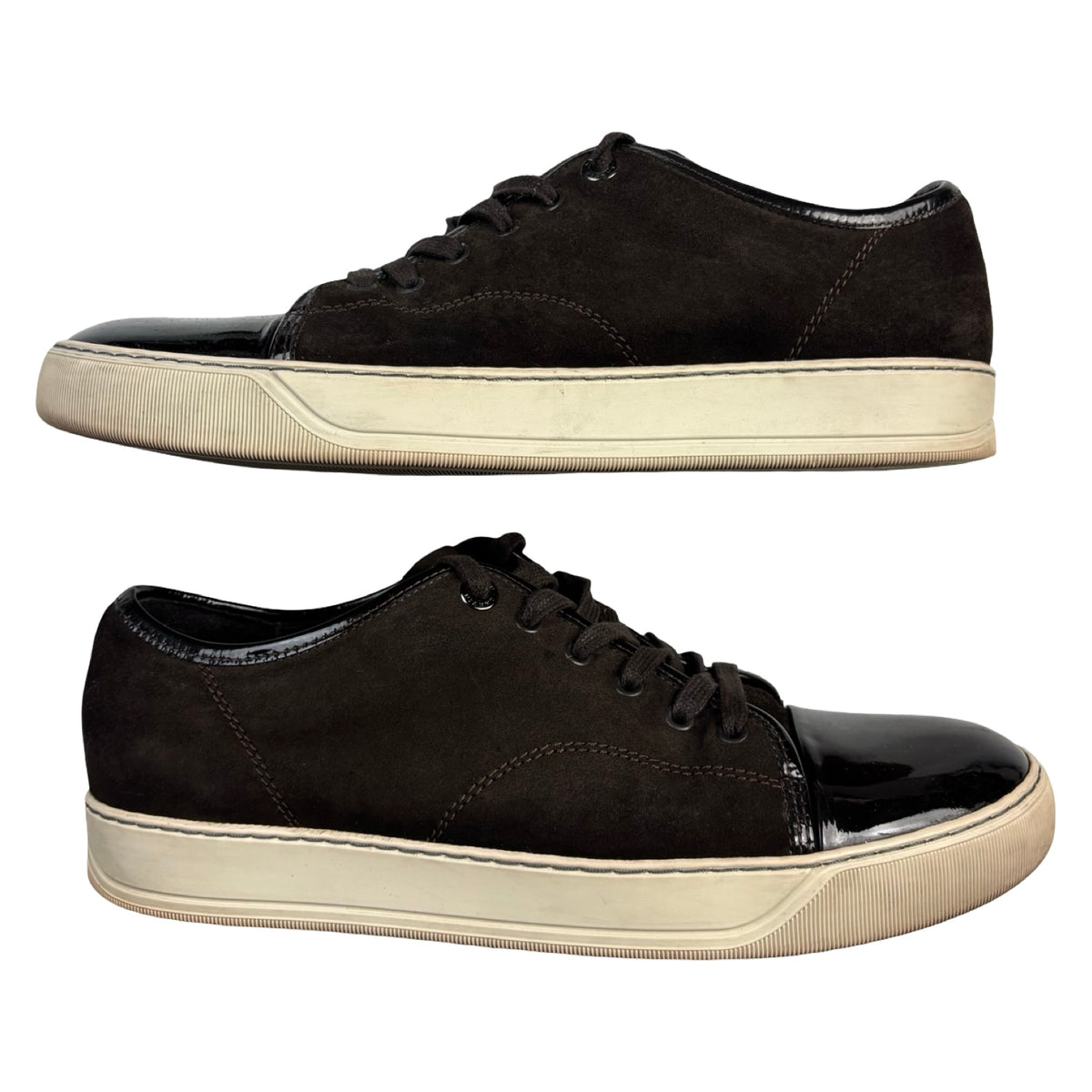 Lanvin DBB1 Suede and Patent Leather Cap-Toe (Used)