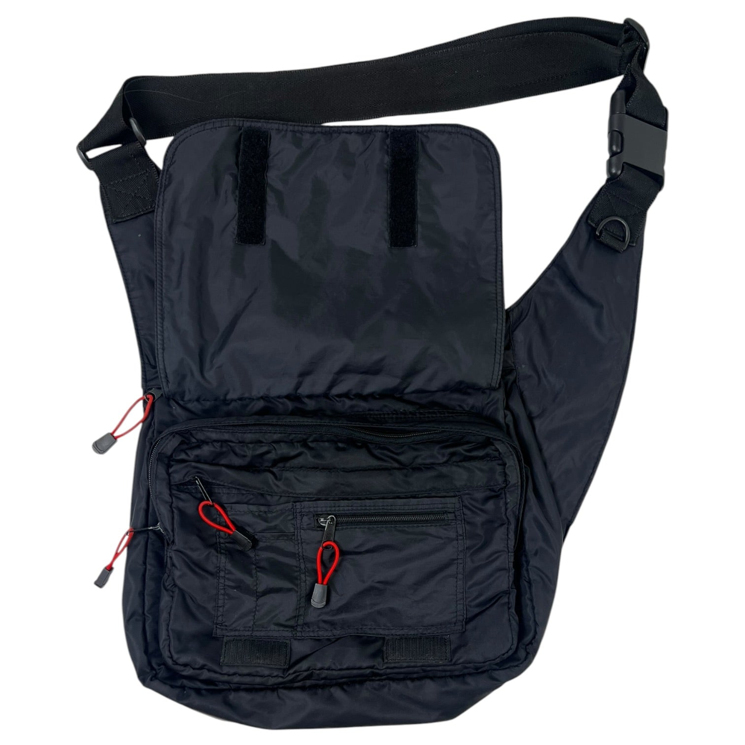 Diesel Nylon Cross Body Bag Black