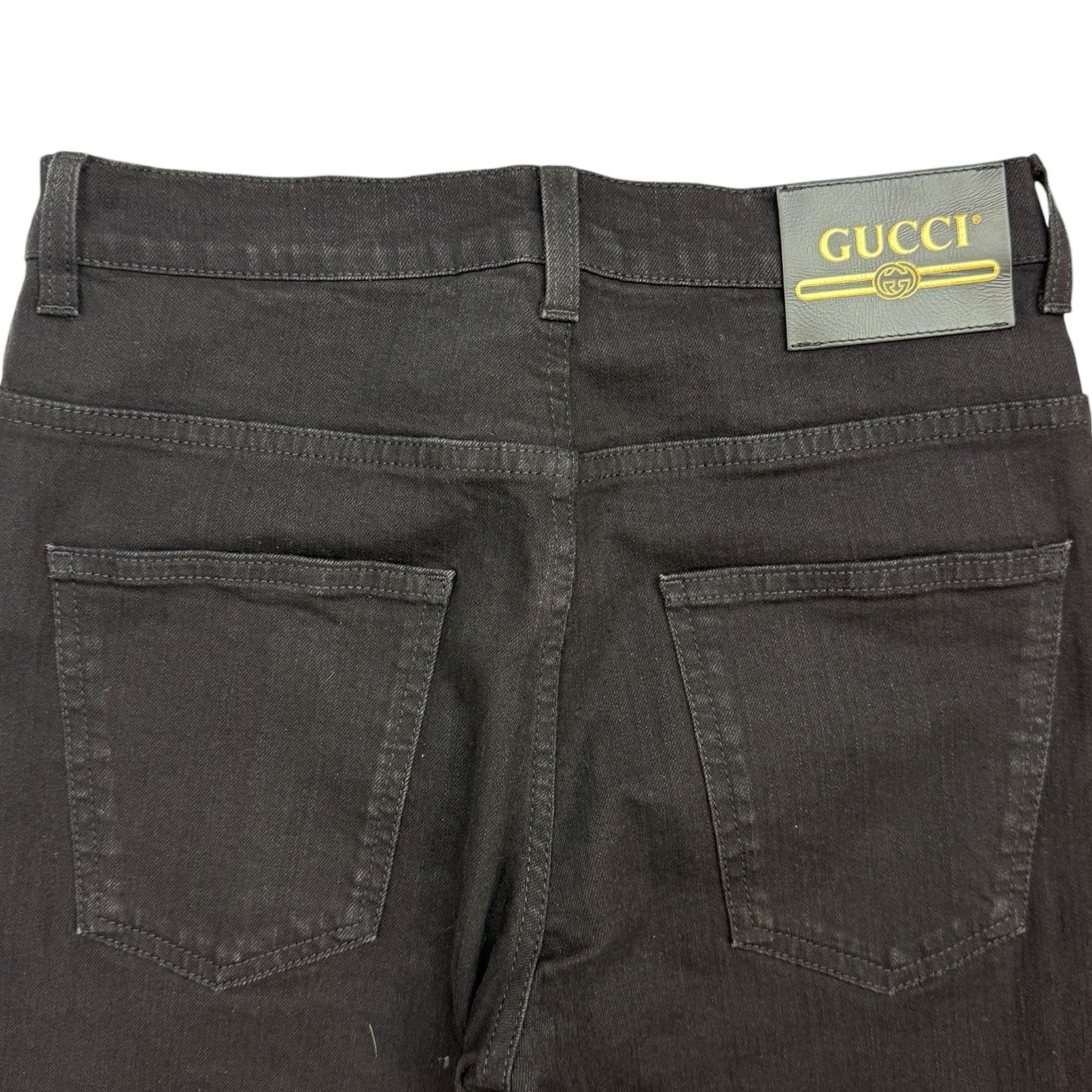 Gucci Skinny Denim Pants Black