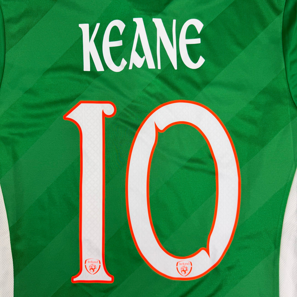 2004-06 Robbie Keane Republic Of Ireland Longsleeve Home Jersey Green
