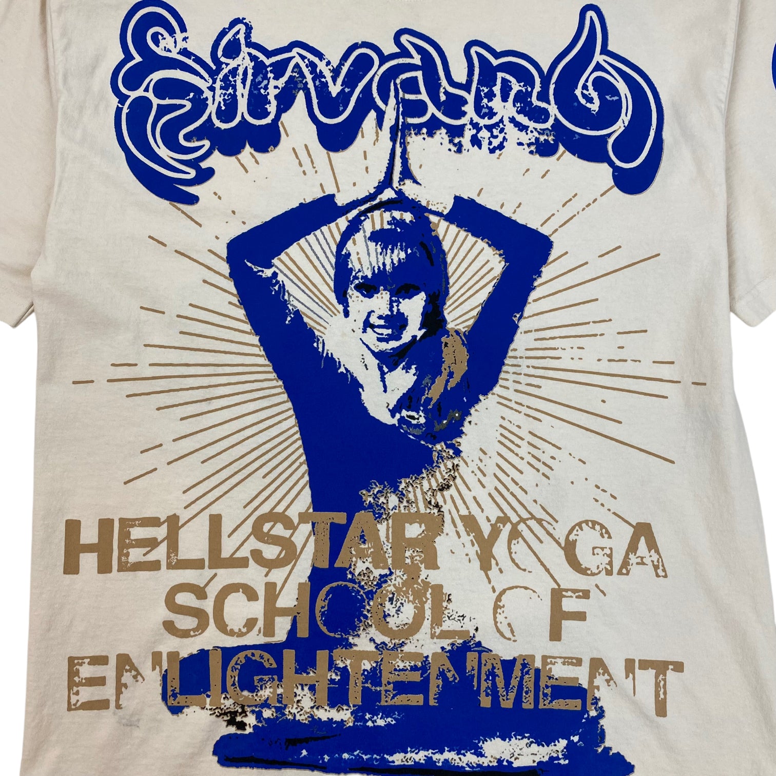 Hellstar Yoga T-Shirt Cream