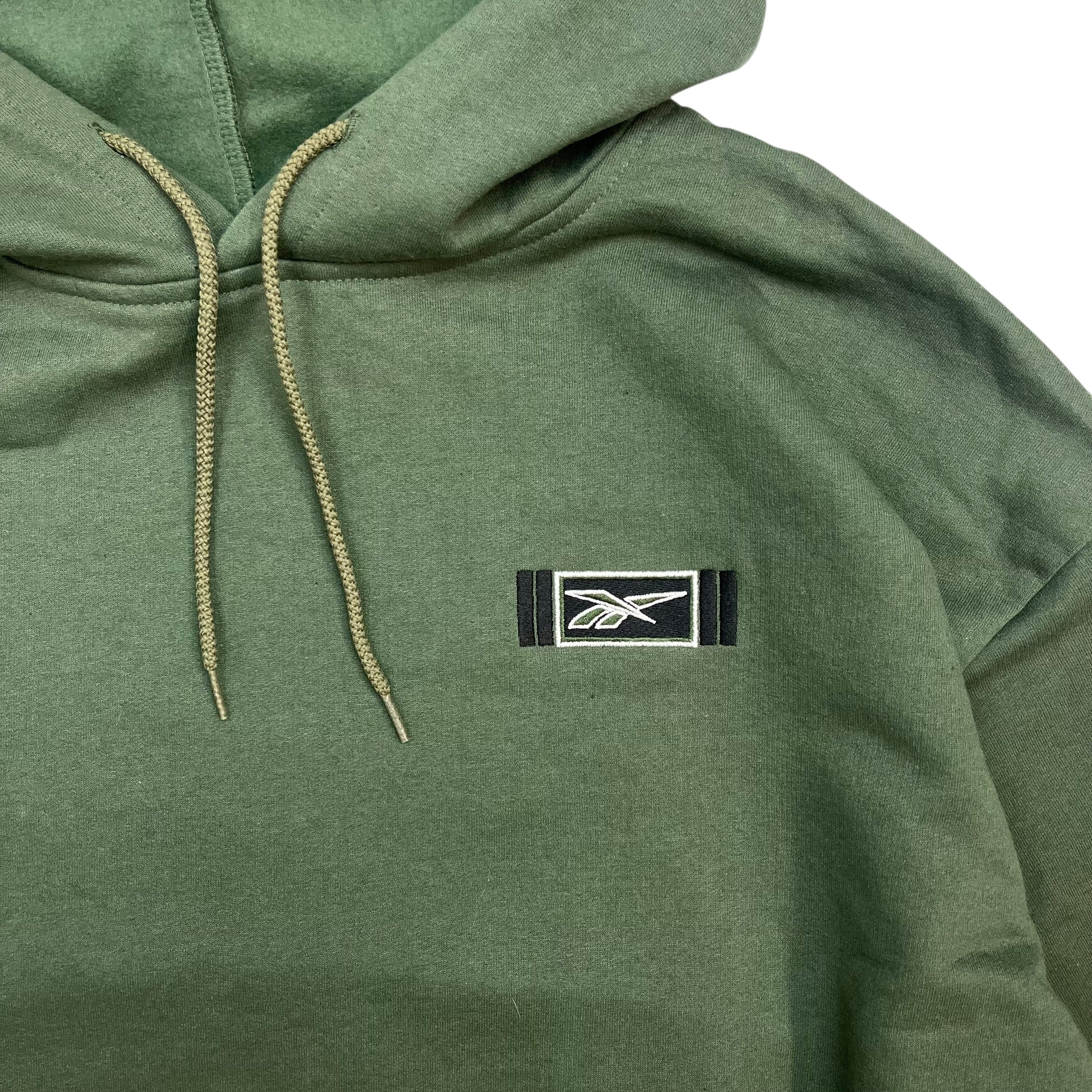 Vintage Reebok Hoodie Green