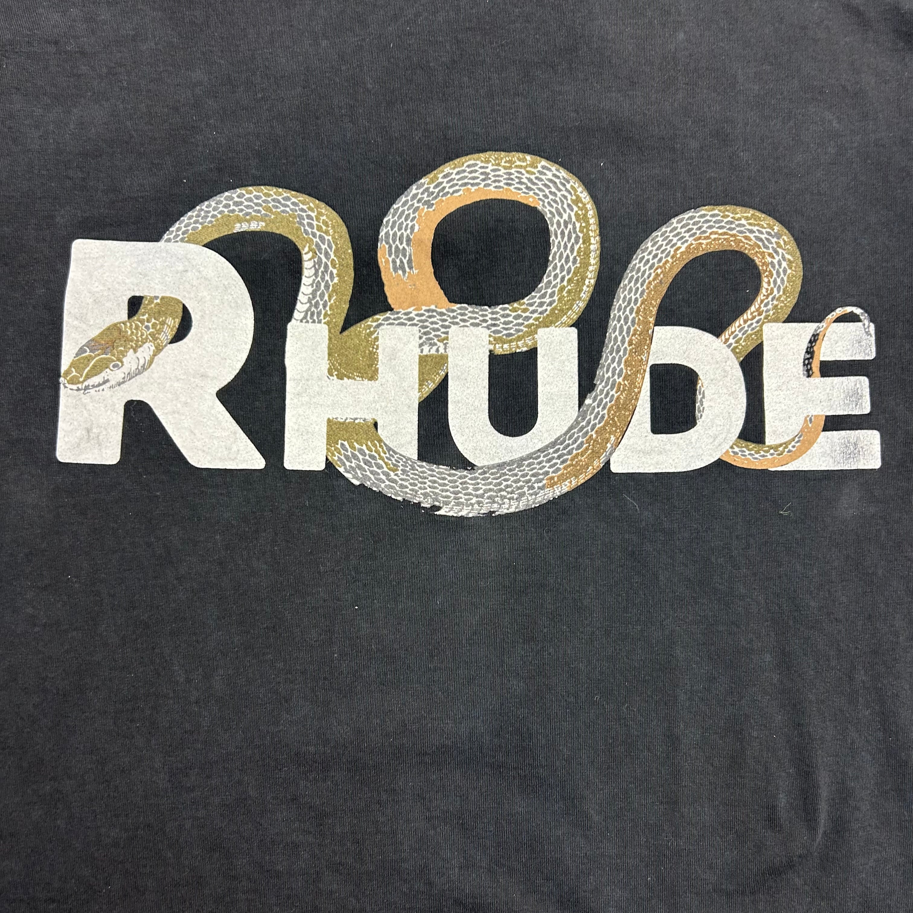 Rhude Snake Logo Tee Black