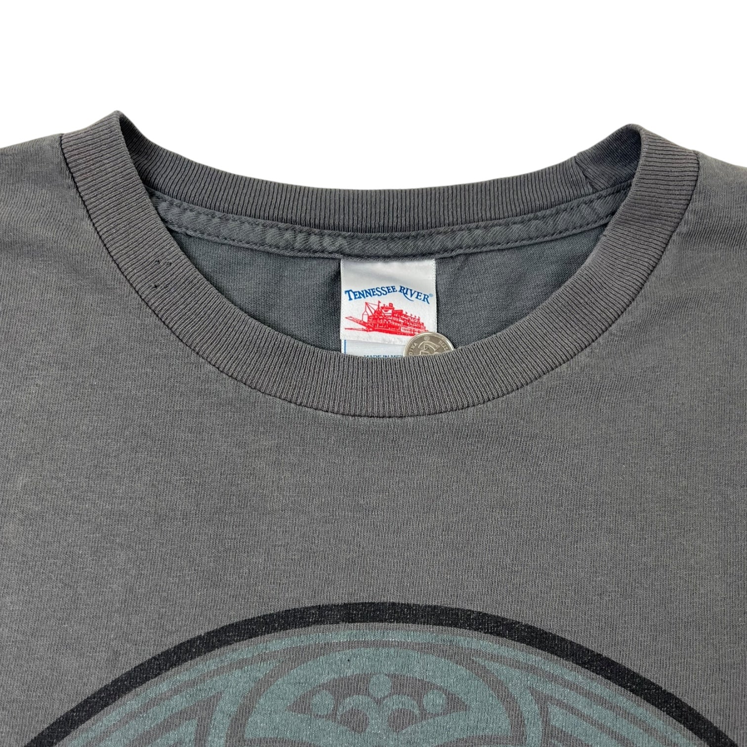 Vintage Grateful Dead Dual Skeleton T-Shirt Grey