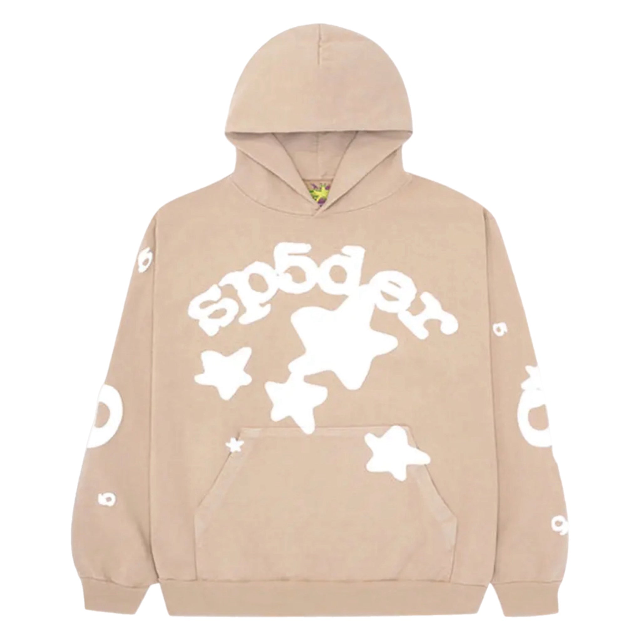 Sp5der Beluga Hoodie Sand