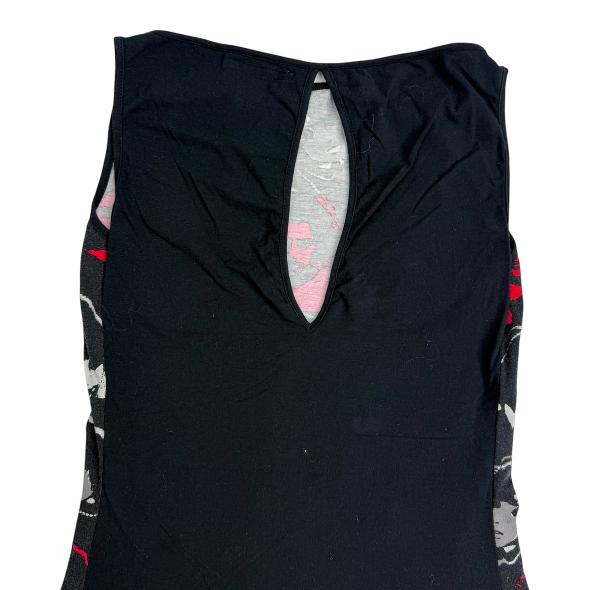 (W) Miss Sixty Pop Art Tank Tee Black